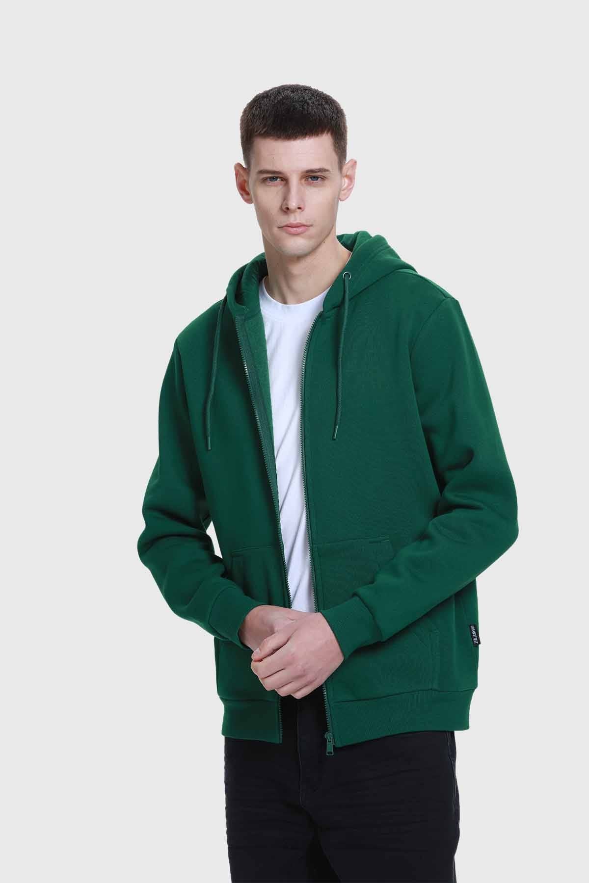 Polerón Hombre Basic Verde - Image 2