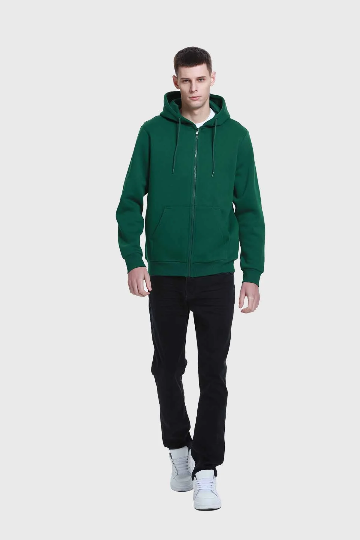 Polerón Hombre Basic Verde - Image 4