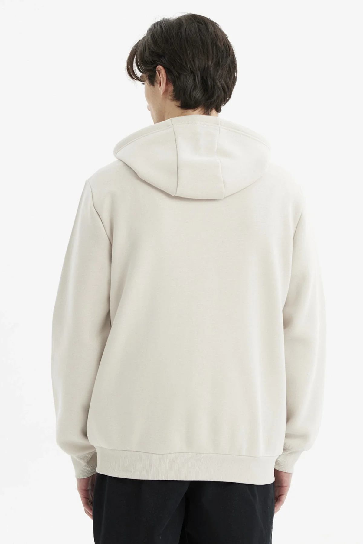 Polerón Hombre Full Zipper Basico Beige - Image 3
