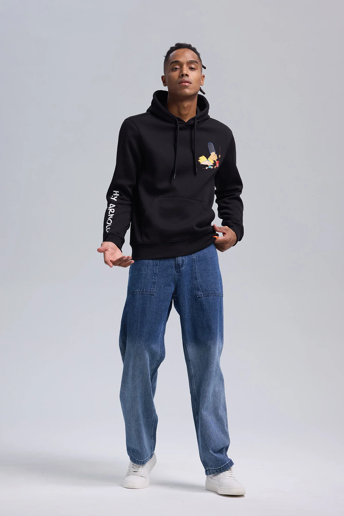 Polerón Hombre Hey Arnold Negro - Image 4