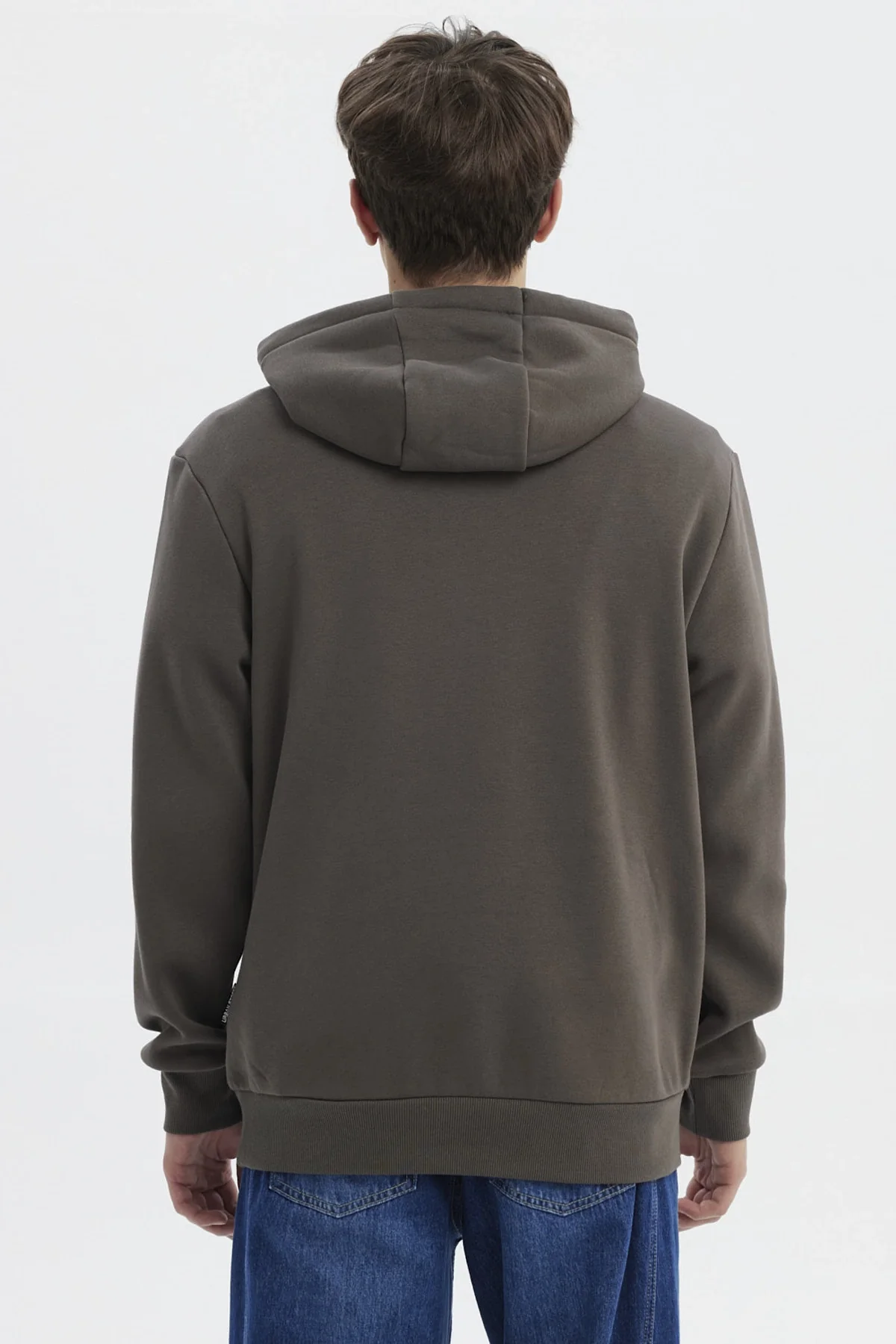 Polerón Hombre Hoodie Básico Acero - Image 3