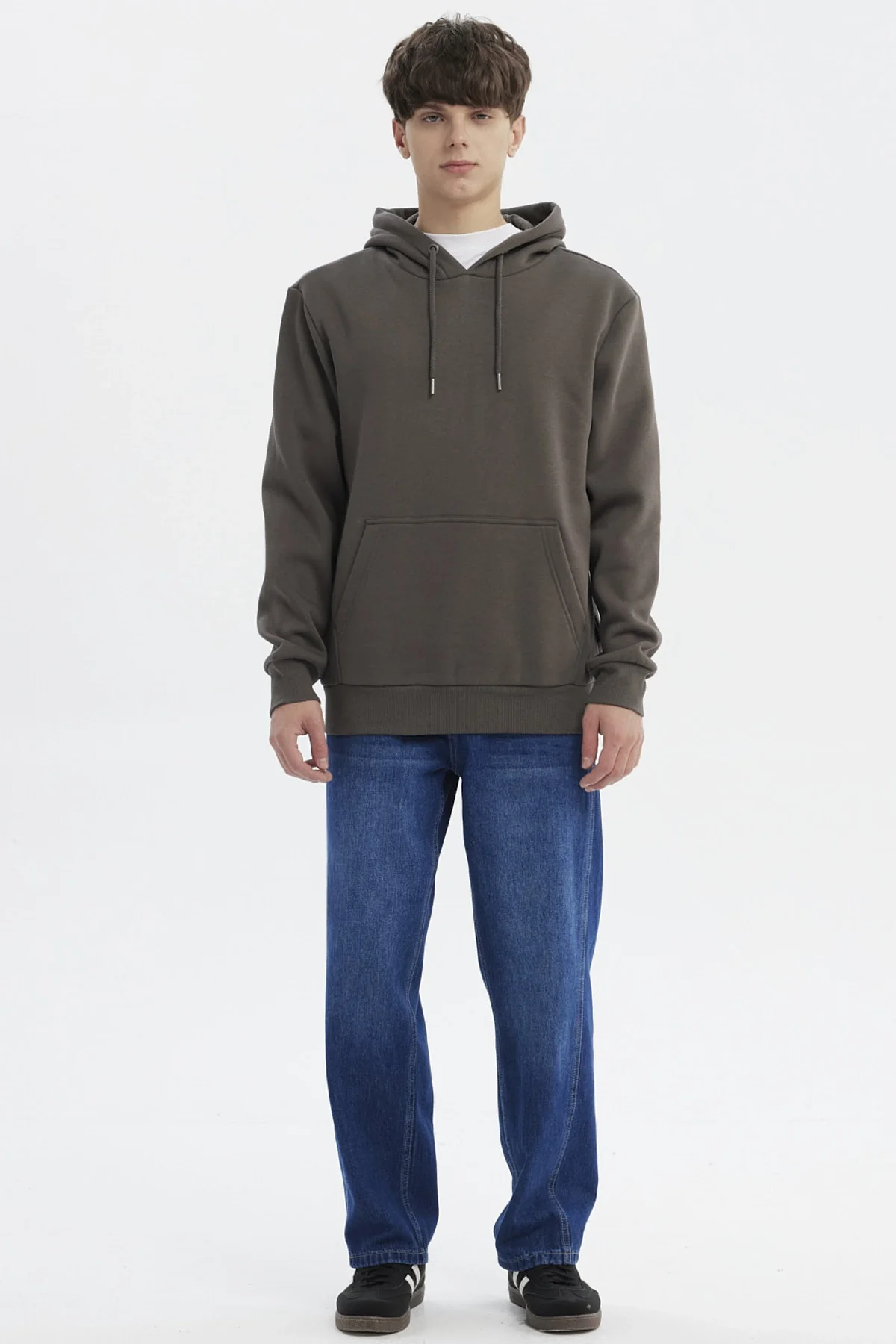 Polerón Hombre Hoodie Básico Acero - Image 4
