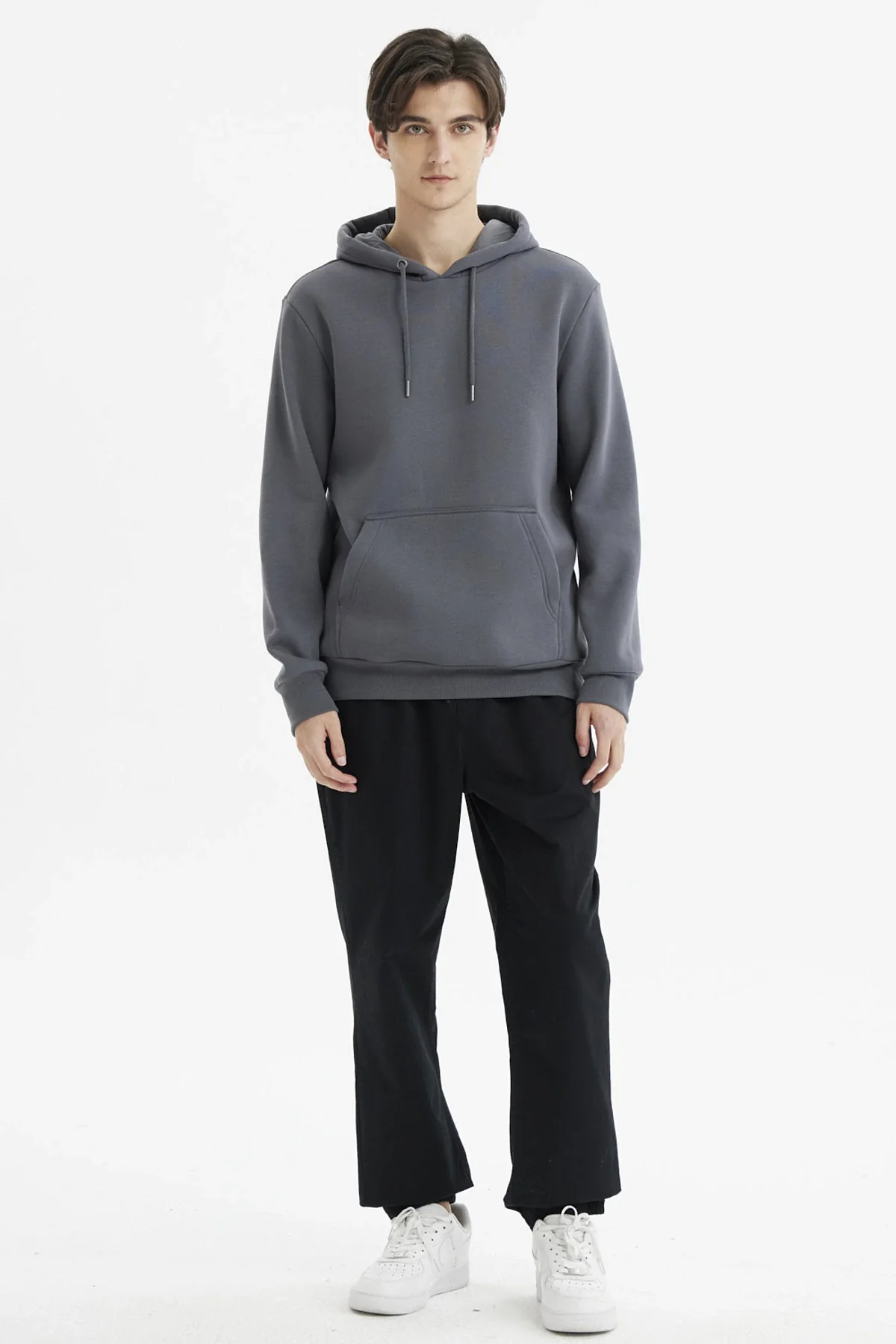 Polerón Hombre Hoodie Básico Marengo - Image 4