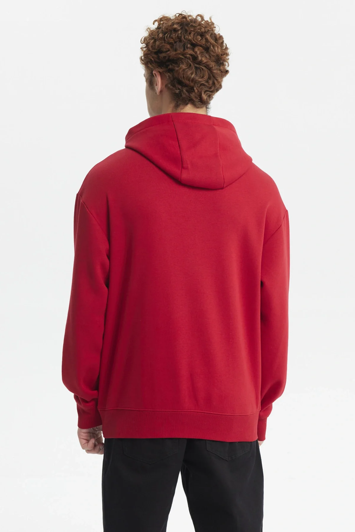 Polerón Hombre Hoodie Print Central Rojo - Image 3