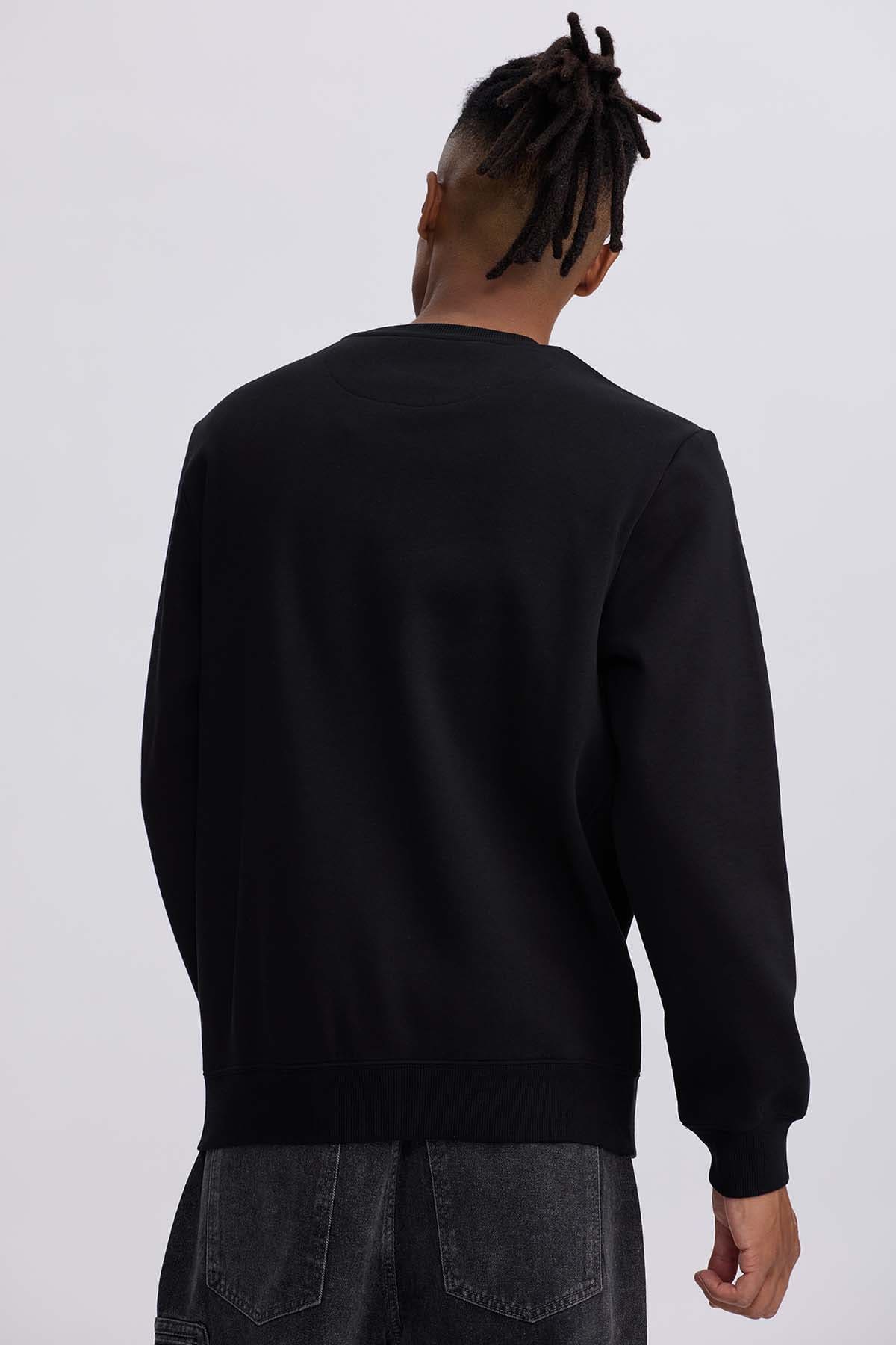 Polerón Hombre Liso Negro - Image 3