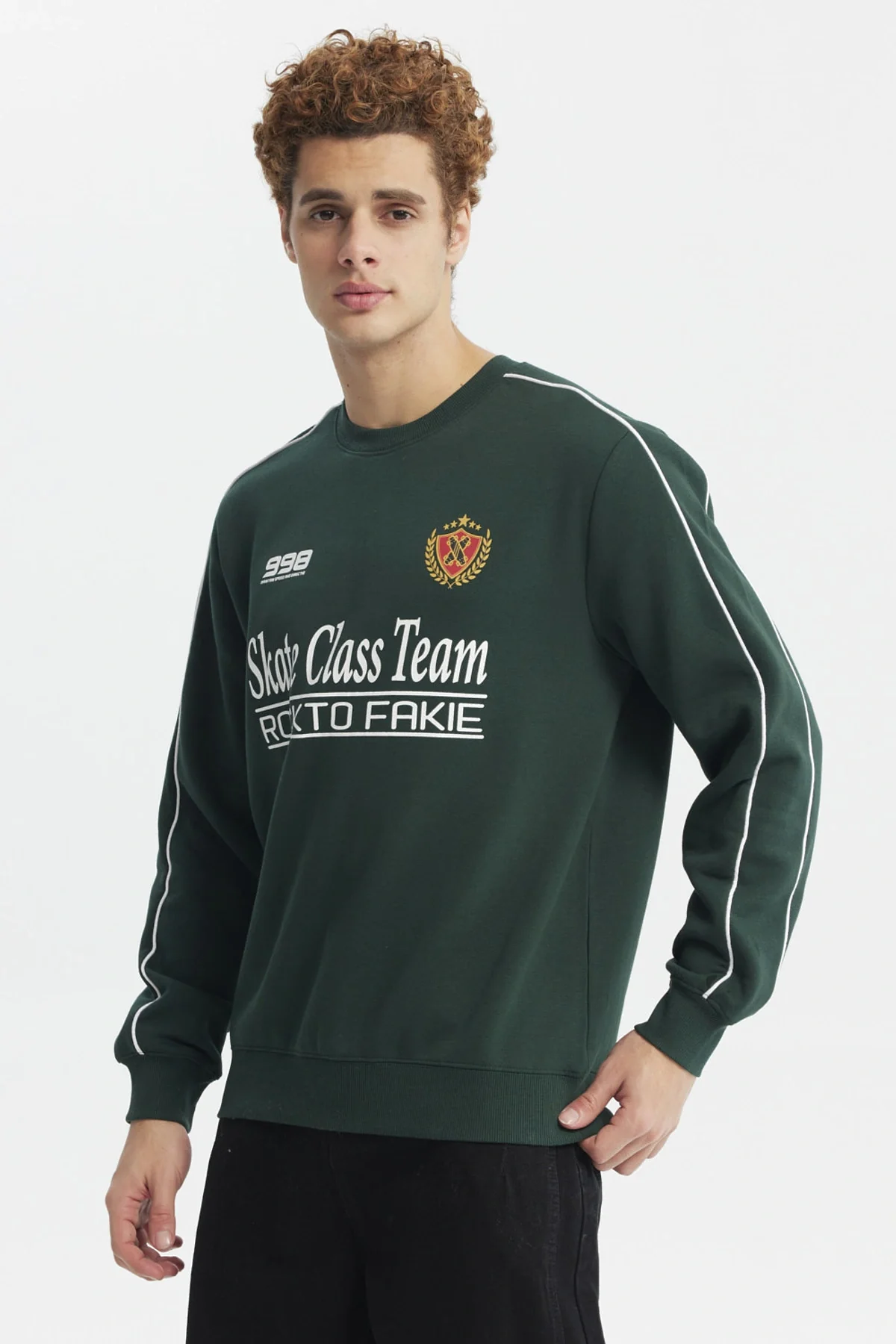 Polerón Hombre Oversize Verde - Image 2