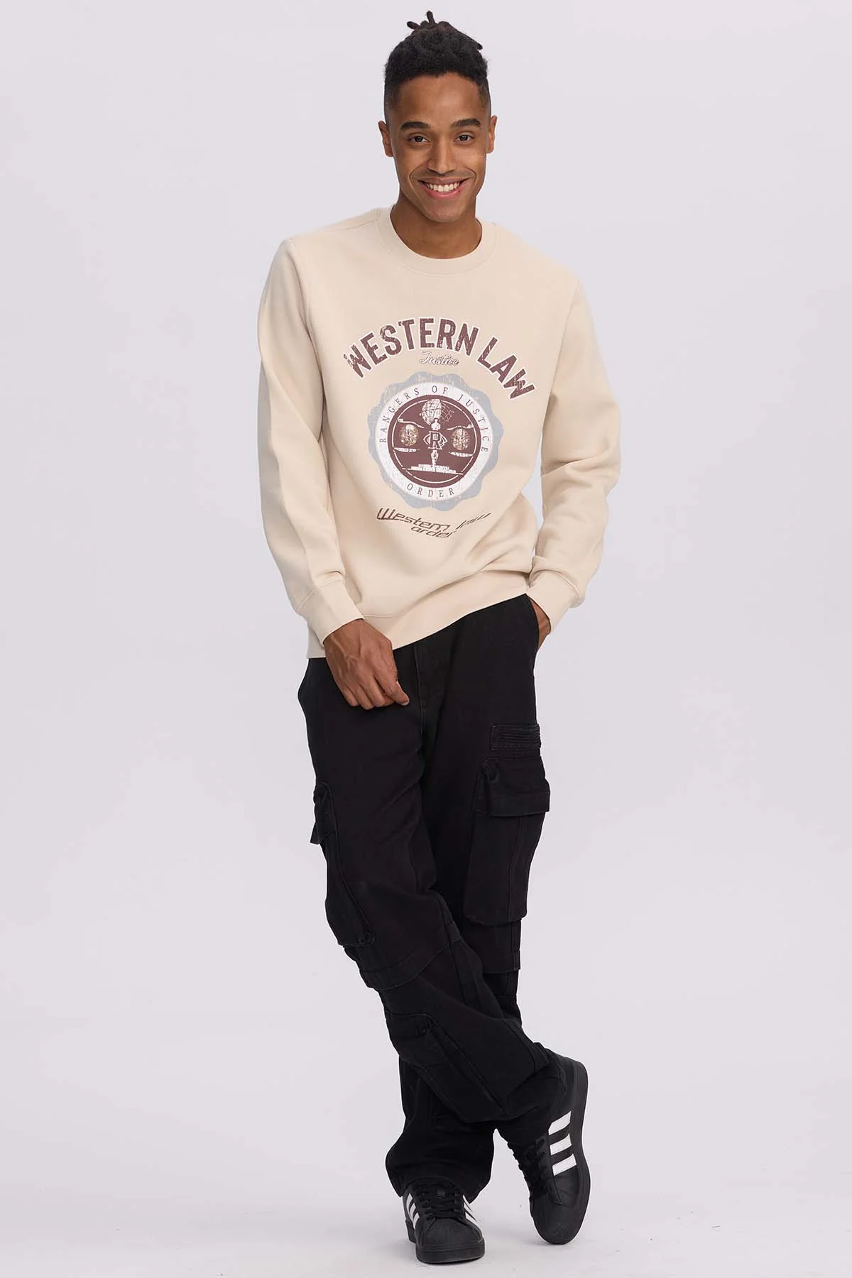 Polerón Hombre Print Central Beige - Image 4