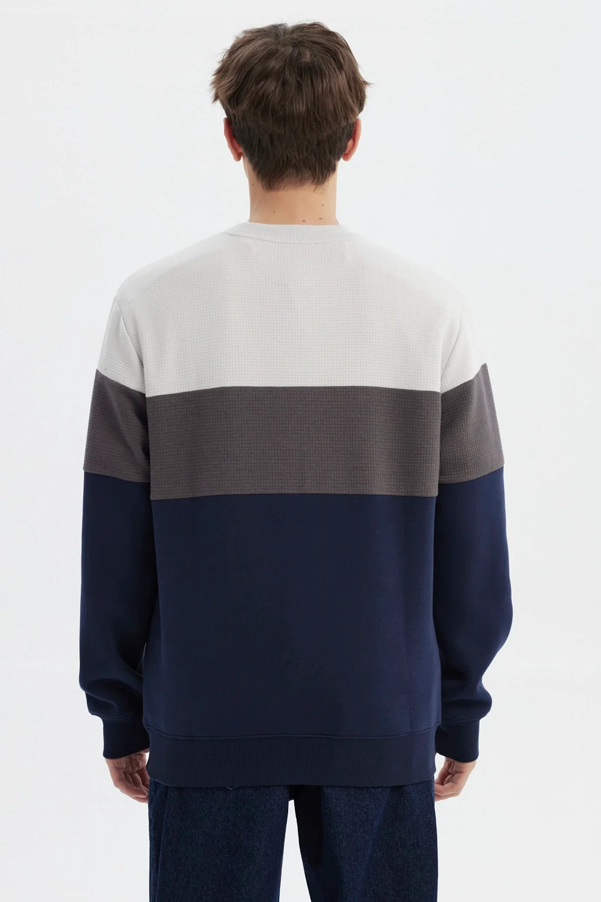 Polerón Hombre Slim Azul Marino - Image 3