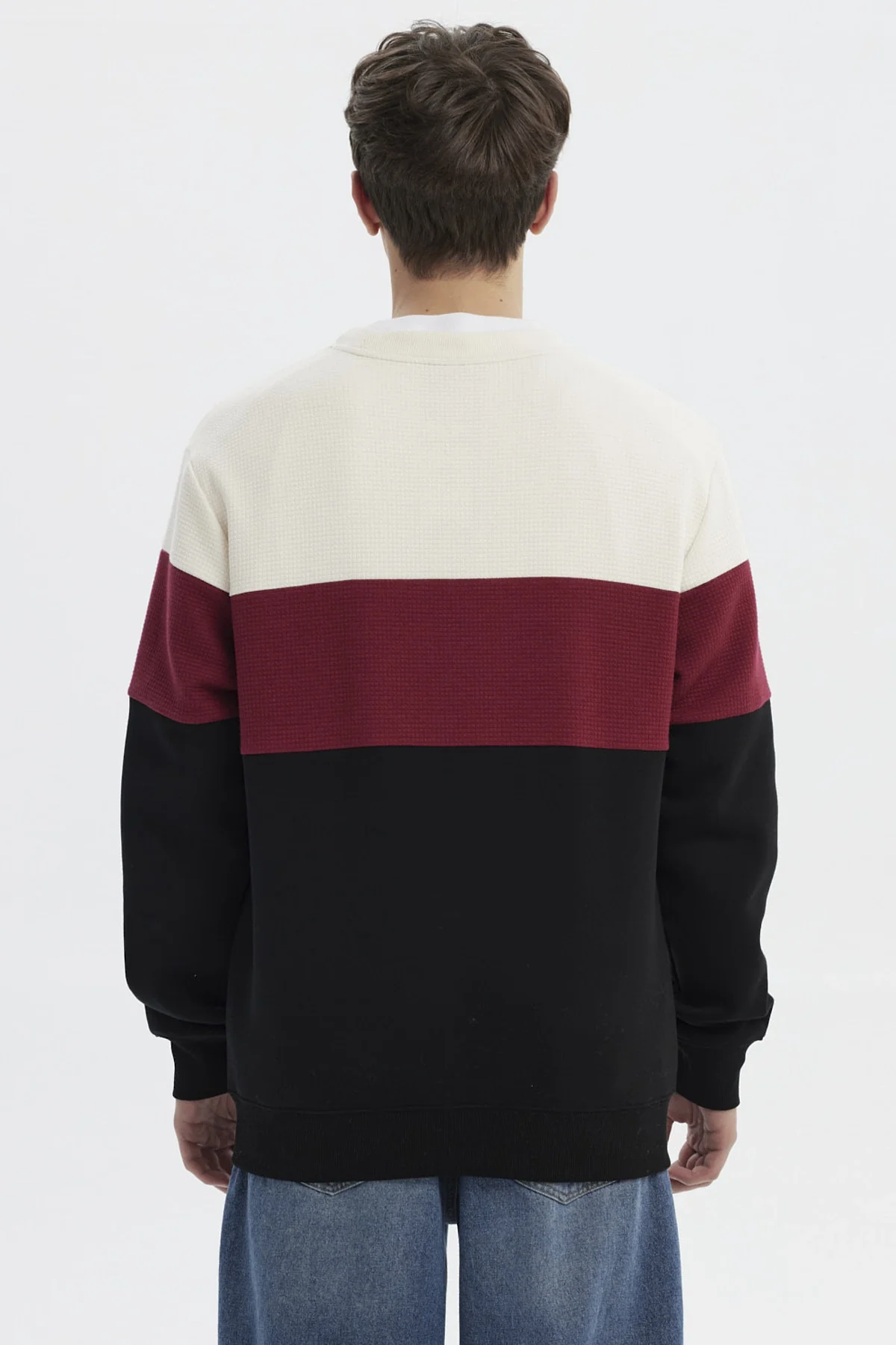 Polerón Hombre Slim Burdeo - Image 3