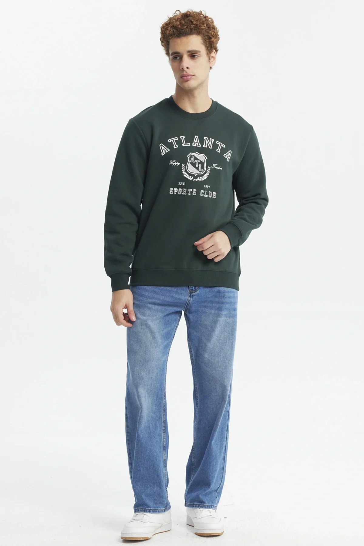 Polerón Hombre Slim Verde - Image 4