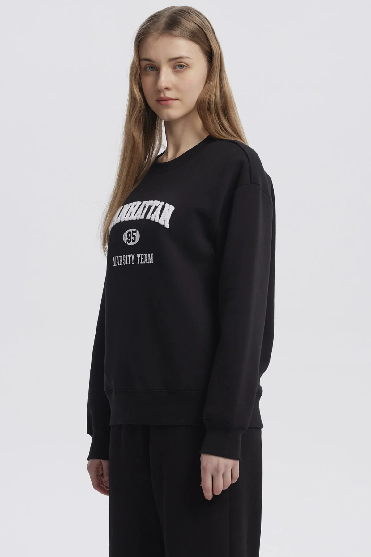 Polerón Mujer Canguro Print Negro - Image 2