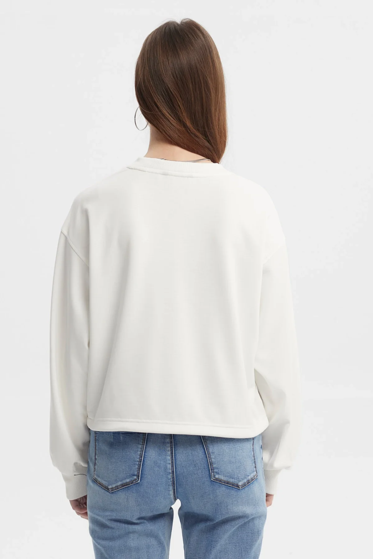Polerón Mujer Crop Nuevo Crudo - Image 3