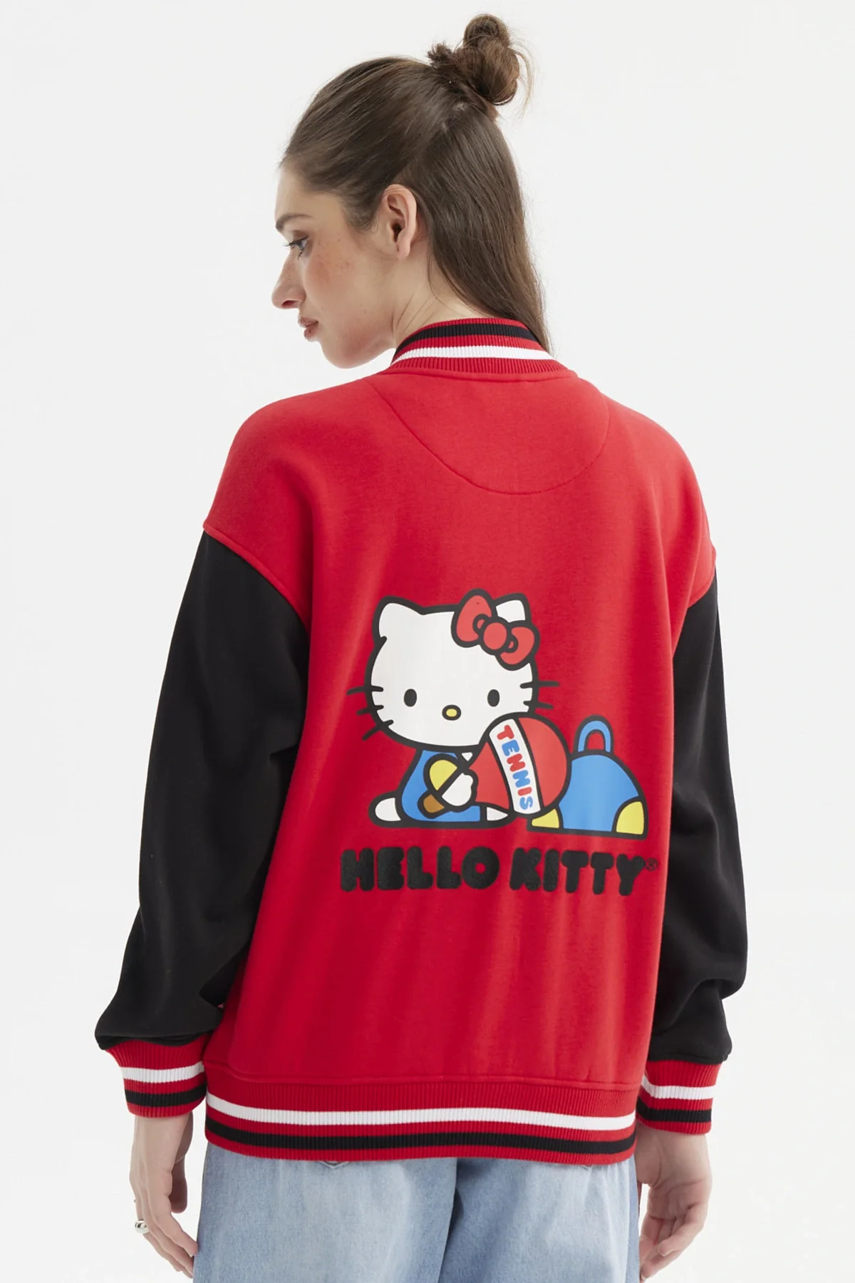 Polerón Mujer Hello Kitty Rojo - Image 3
