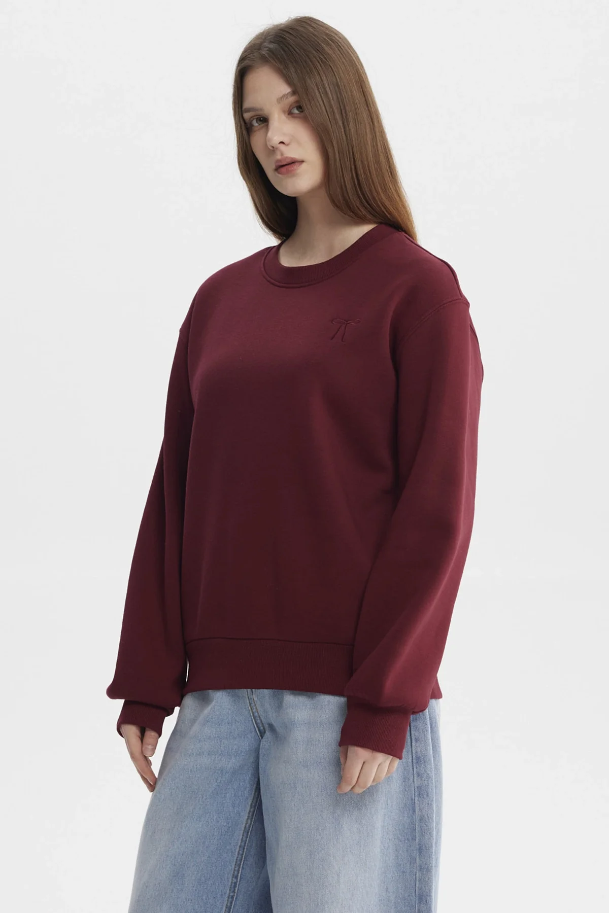 Polerón Mujer Liso Rojo - Image 2
