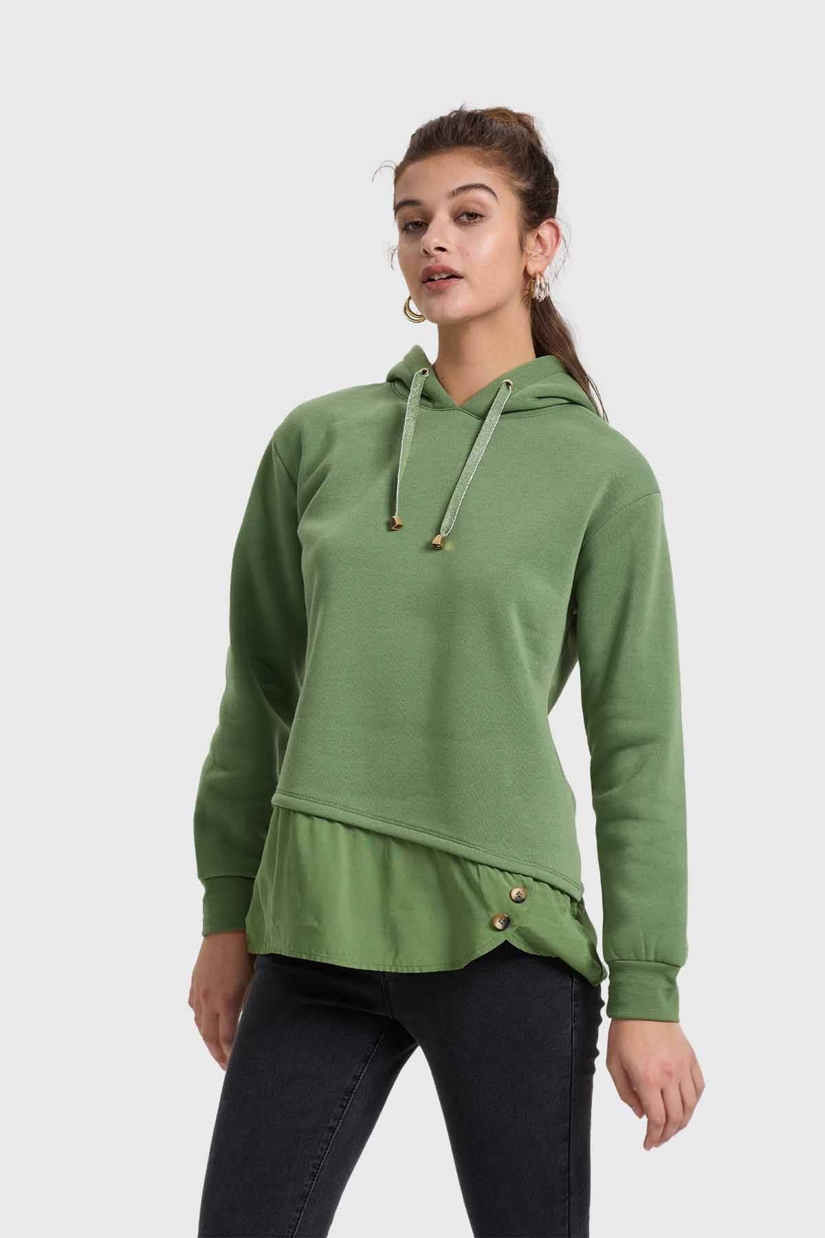 Polerón Mujer Verde - Image 2