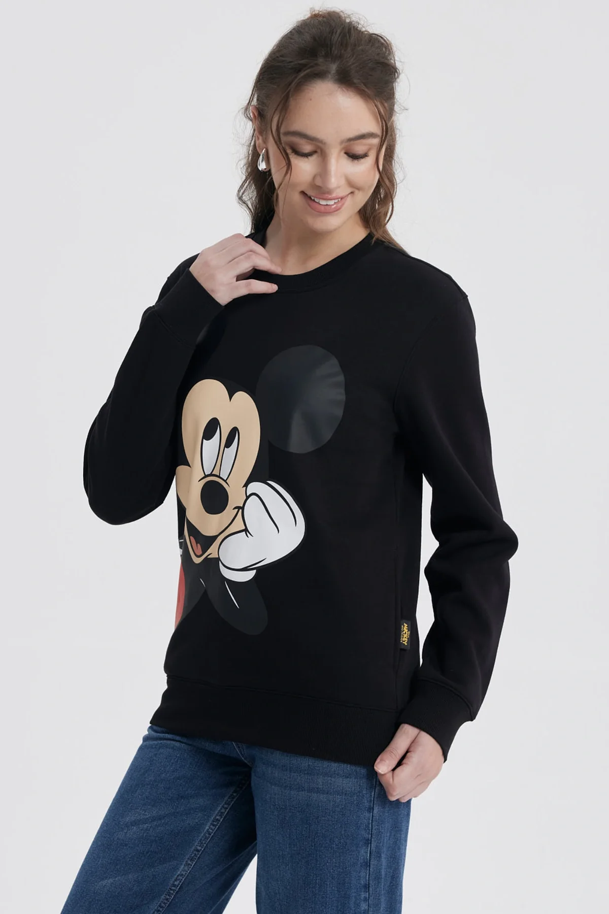 Polerón Mujer Mickey Negro - Image 3