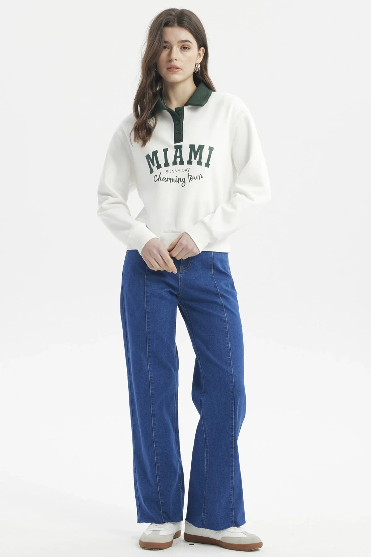 Polerón Mujer Slim Crudo - Image 4