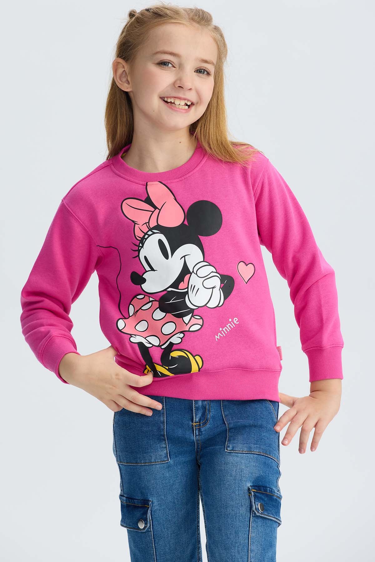 Polerón Niña Minnie Magenta - Image 2