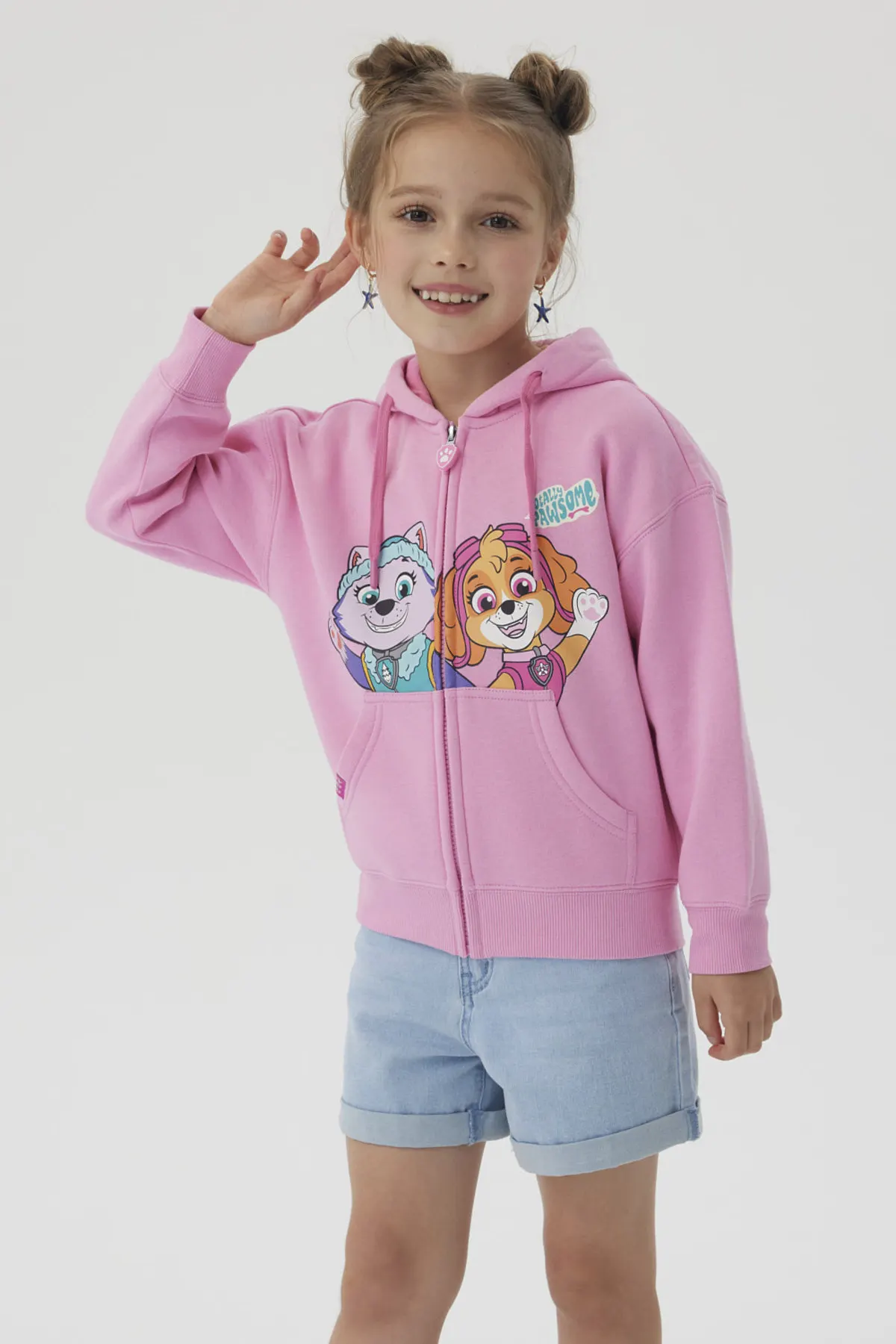 Polerón Niña Skye Rosado - Image 2