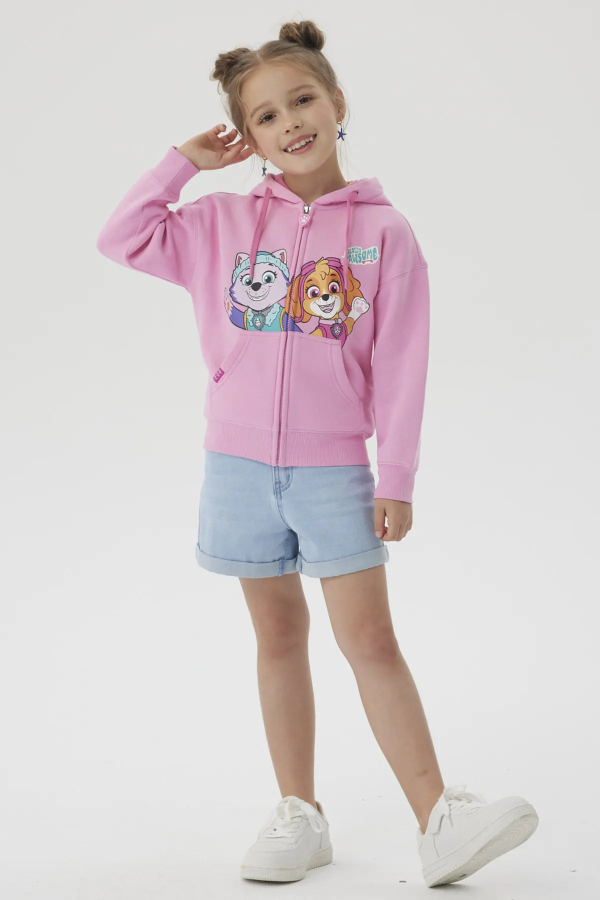 Polerón Niña Skye Rosado - Image 4