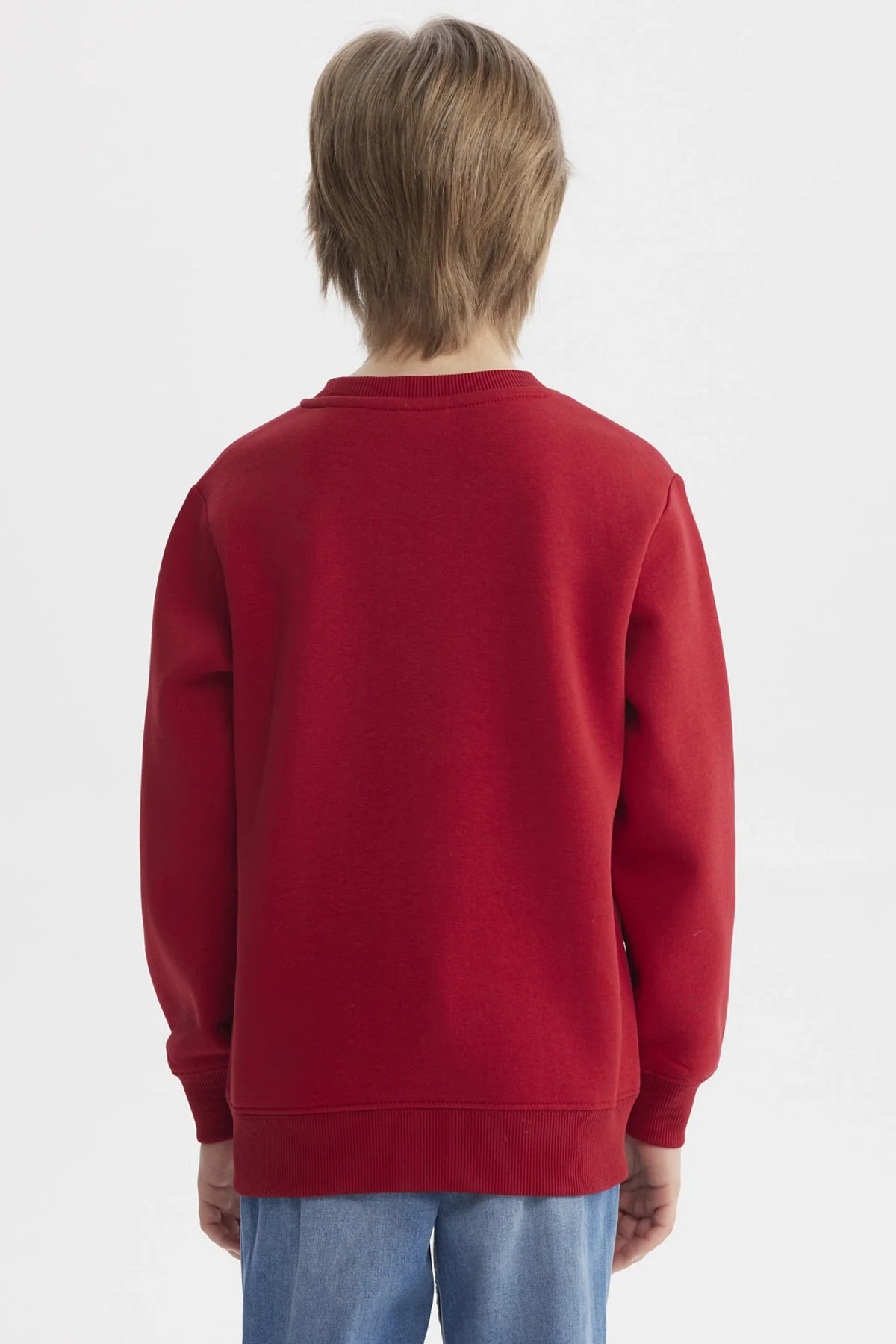 Polerón Niño Básico Toddler Rojo Oscuro - Image 3