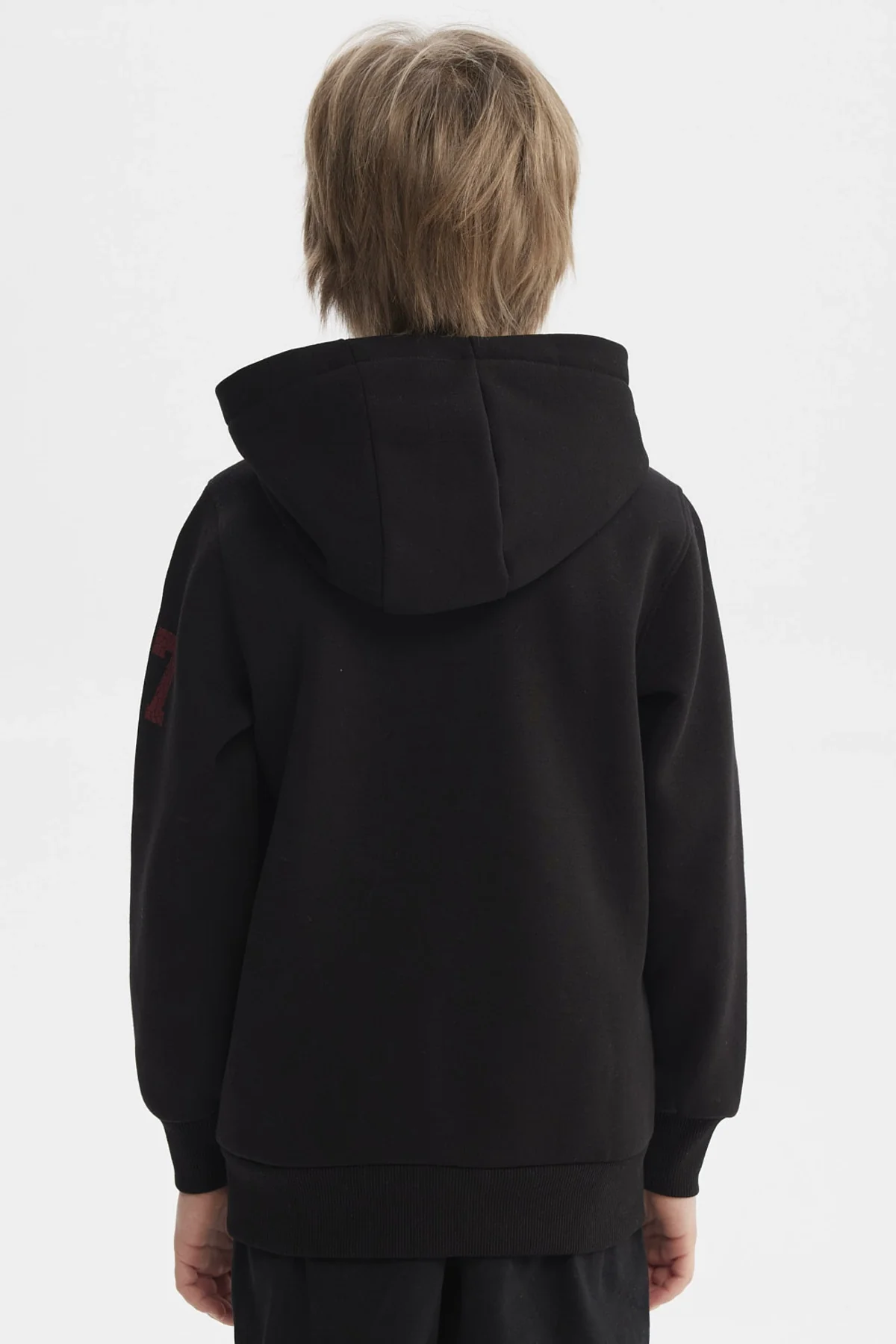 Polerón Niño Con Gorro Negro - Image 3
