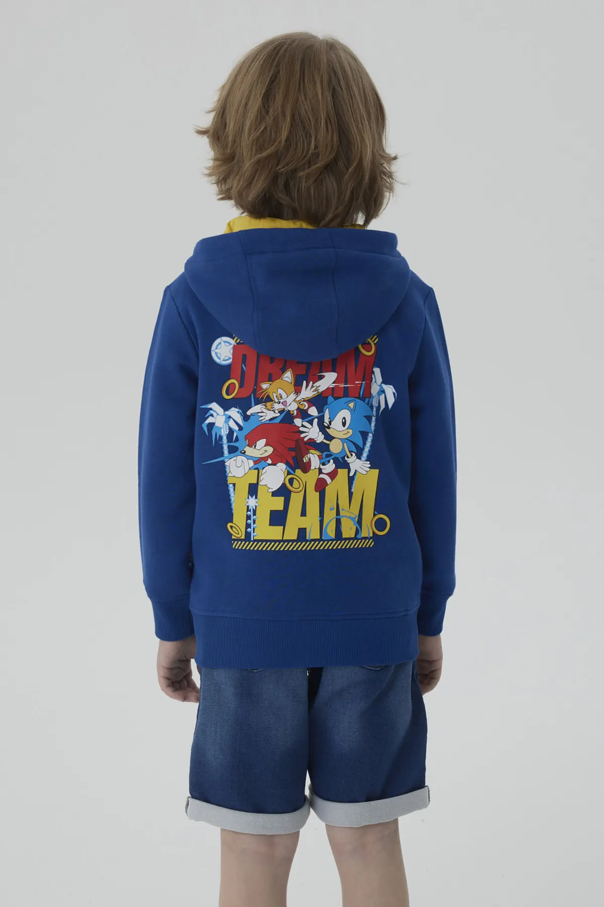 Polerón Niño Full Zipper Azul Marino - Image 3