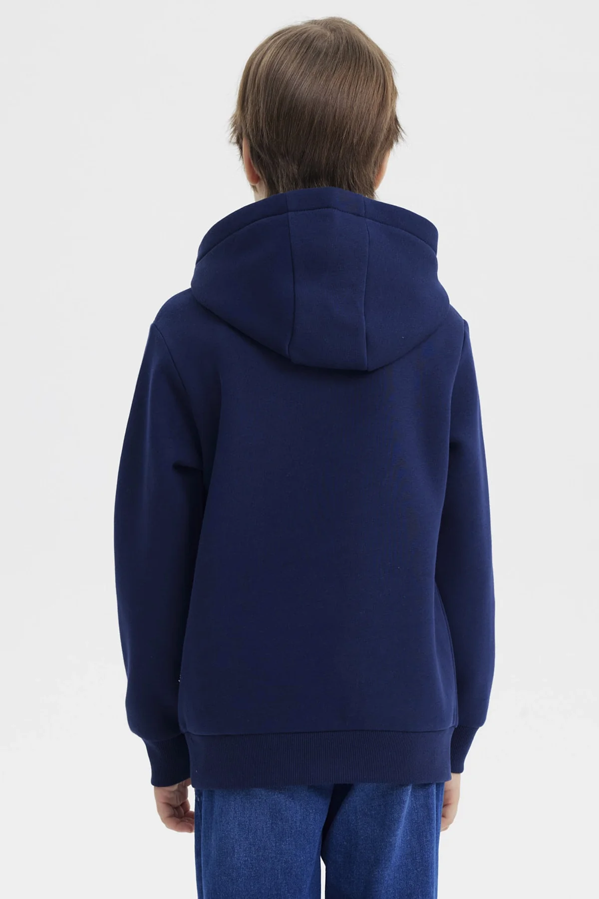 Polerón Niño Slim Azul Oscuro - Image 3