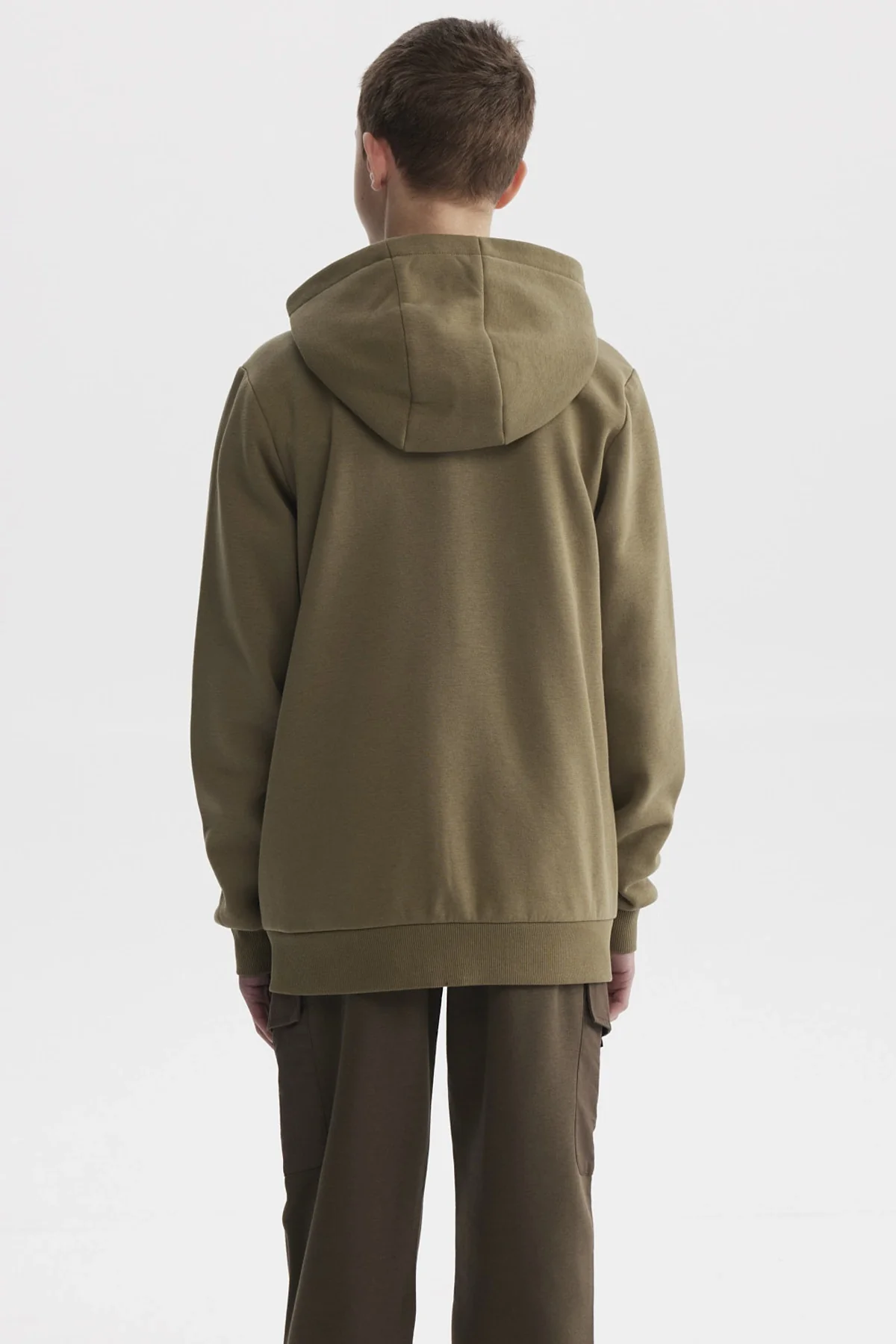 Polerón Niño Slim Verde Militar - Image 3