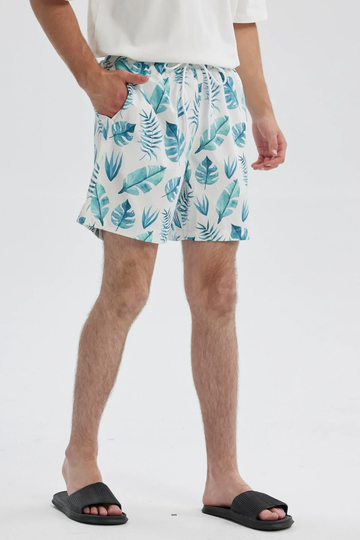 Short de Baño Hombre Full Rapport Blanco - Image 2