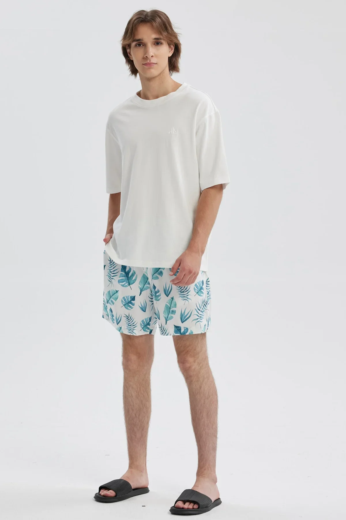 Short de Baño Hombre Full Rapport Blanco - Image 4