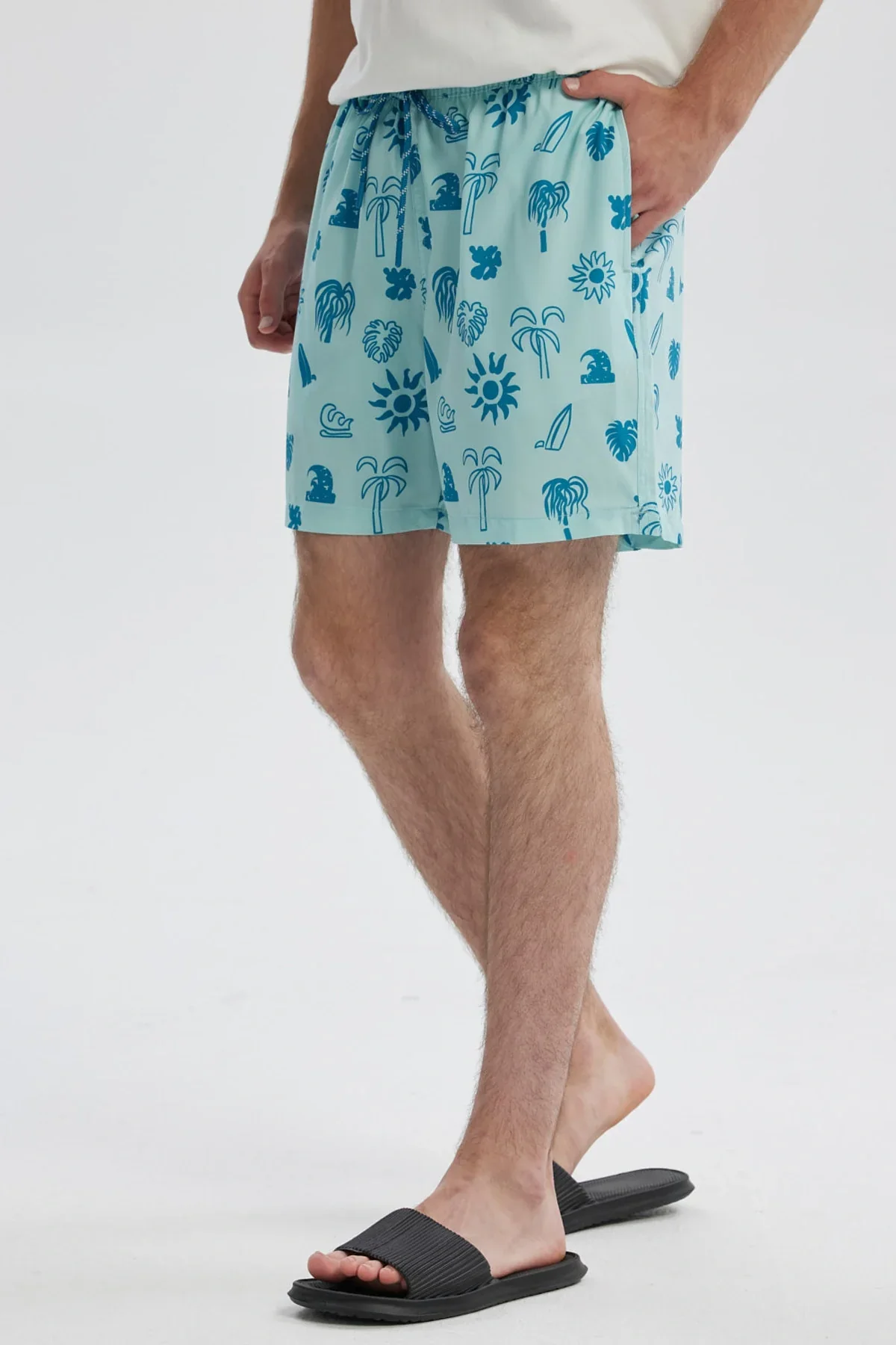 Short de Baño Hombre Full Rapport Celeste - Image 2