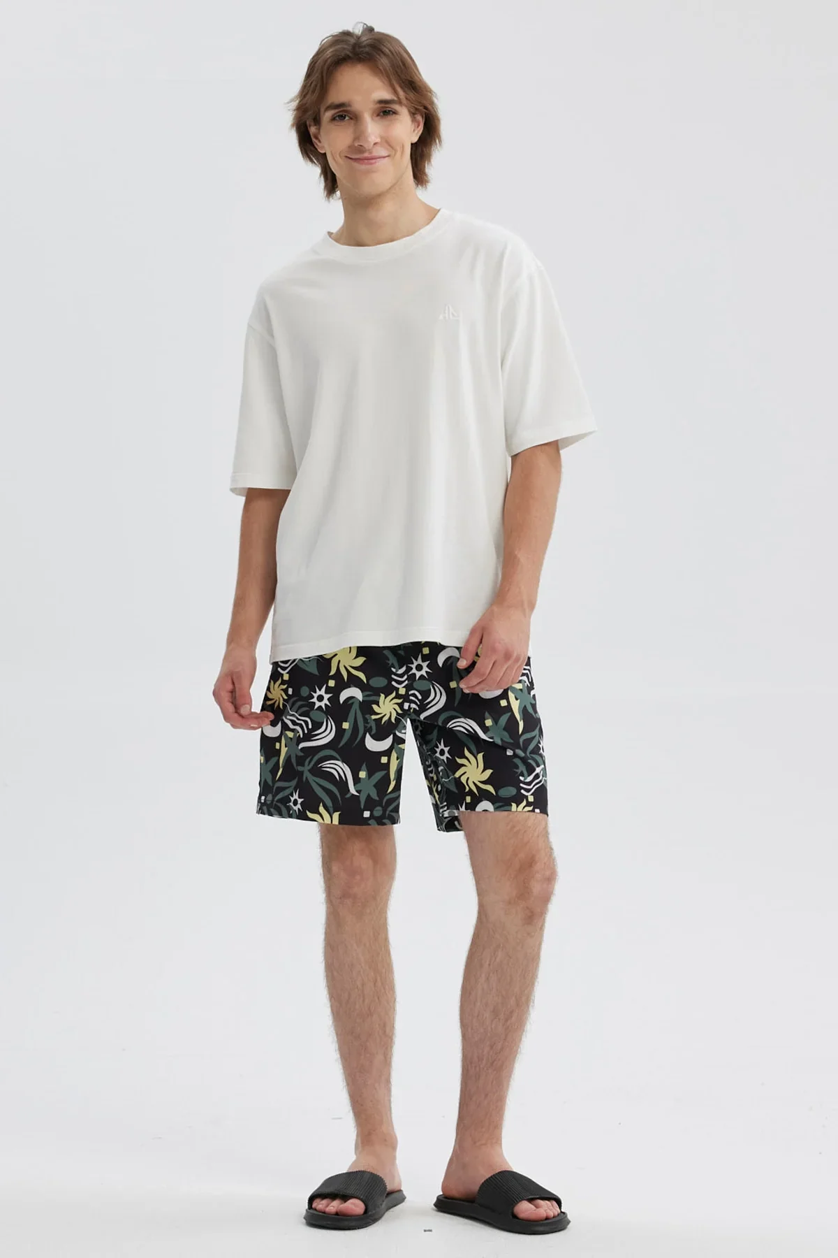 Short de Baño Hombre Full Rapport Negro - Image 4