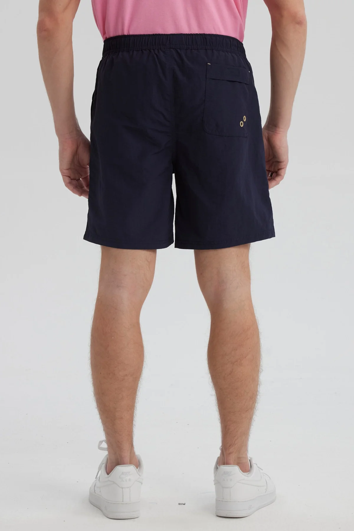 Short de Baño Hombre Liso Azul Marino - Image 3