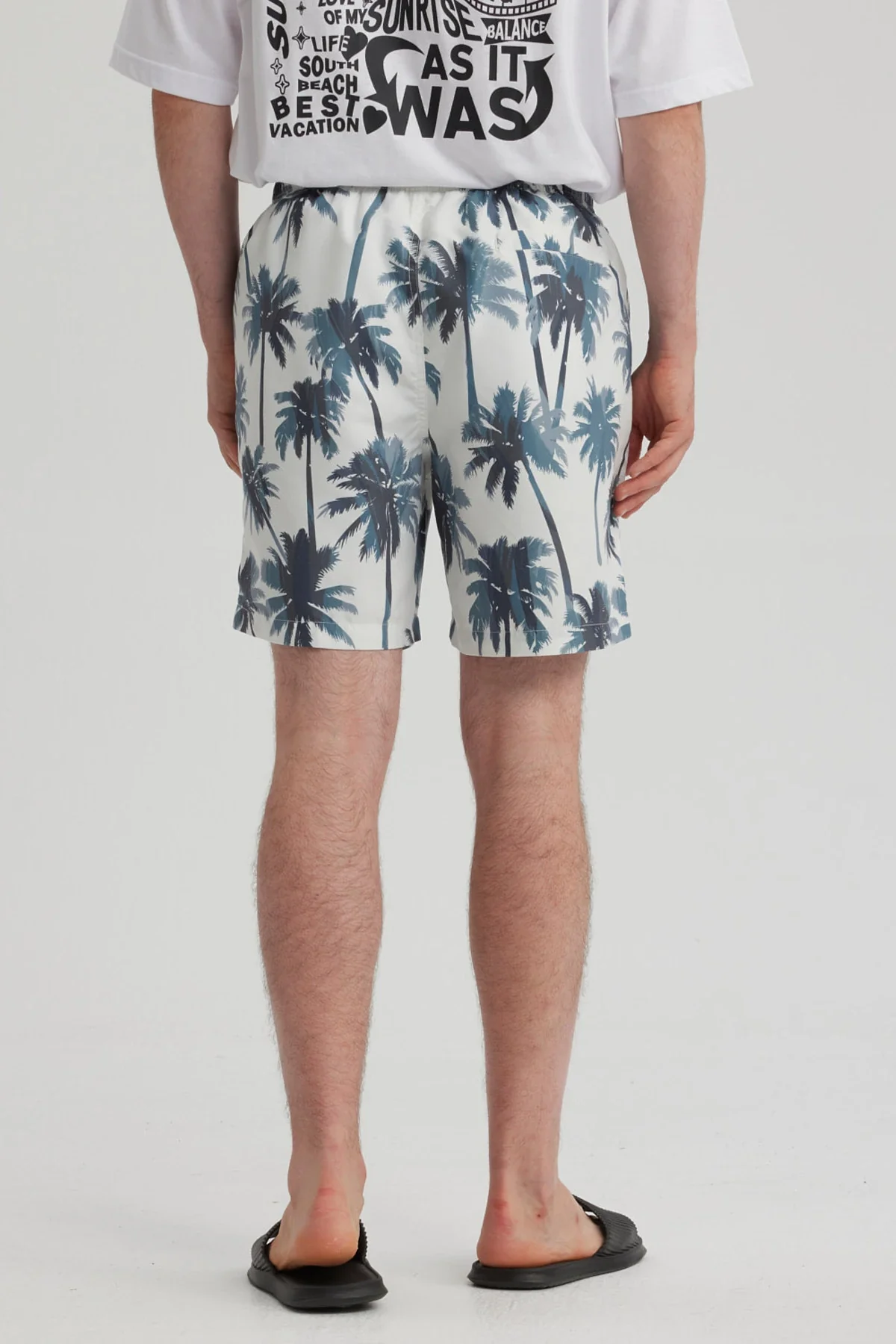 Short de Baño Hombre Rapport Blanco - Image 3