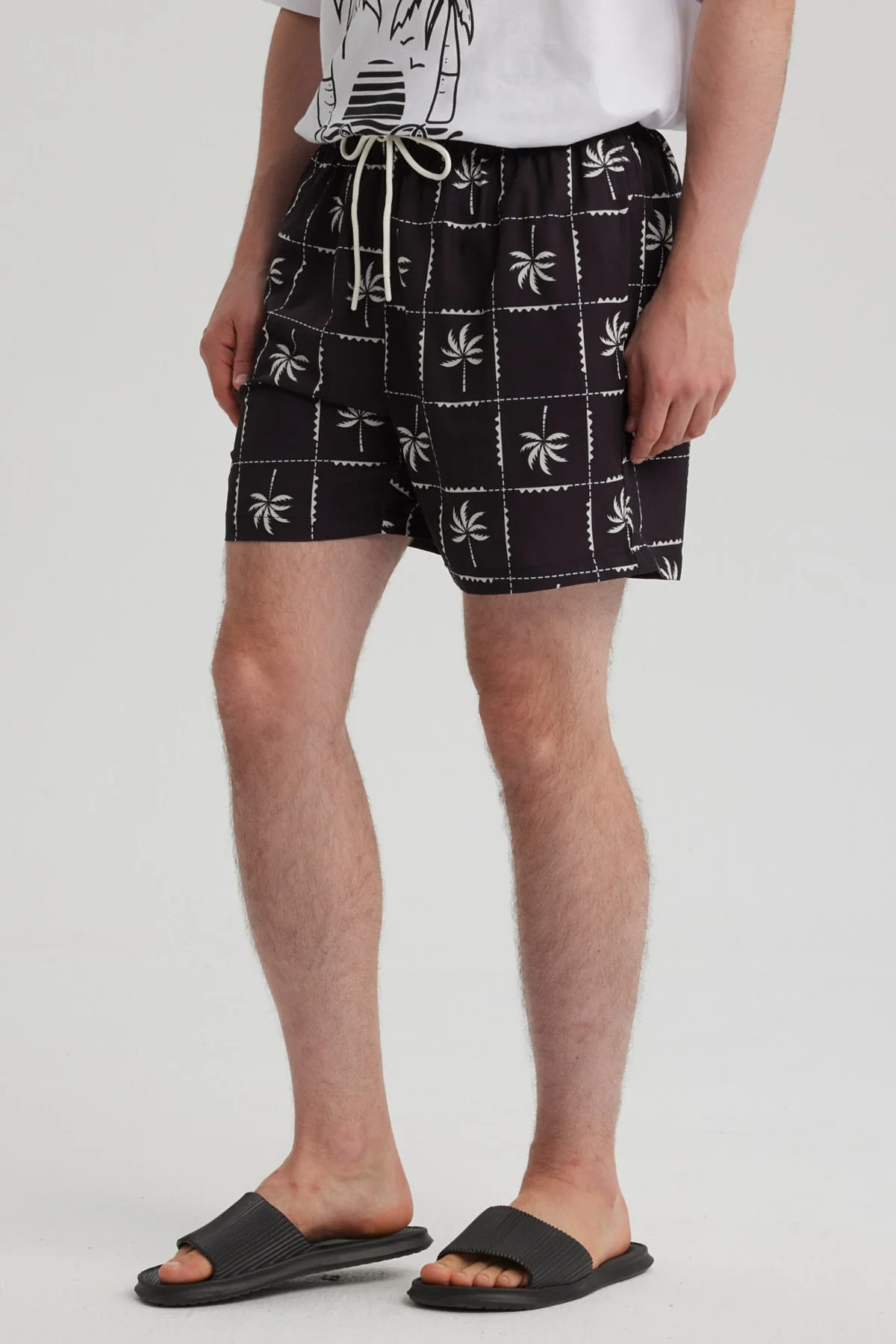 Short de Baño Hombre Rapport Negro - Image 2