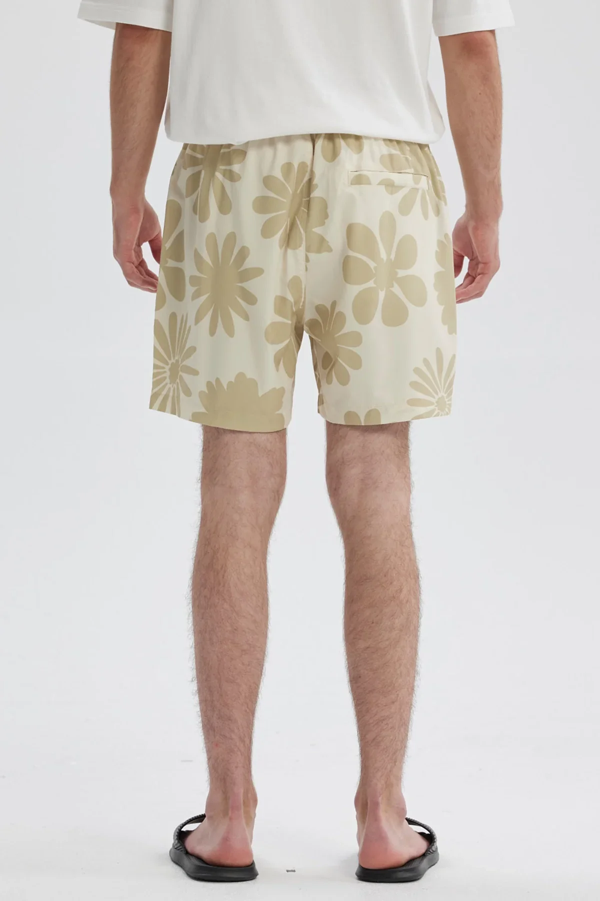 Short de Baño Hombre Tropical Beige - Image 3