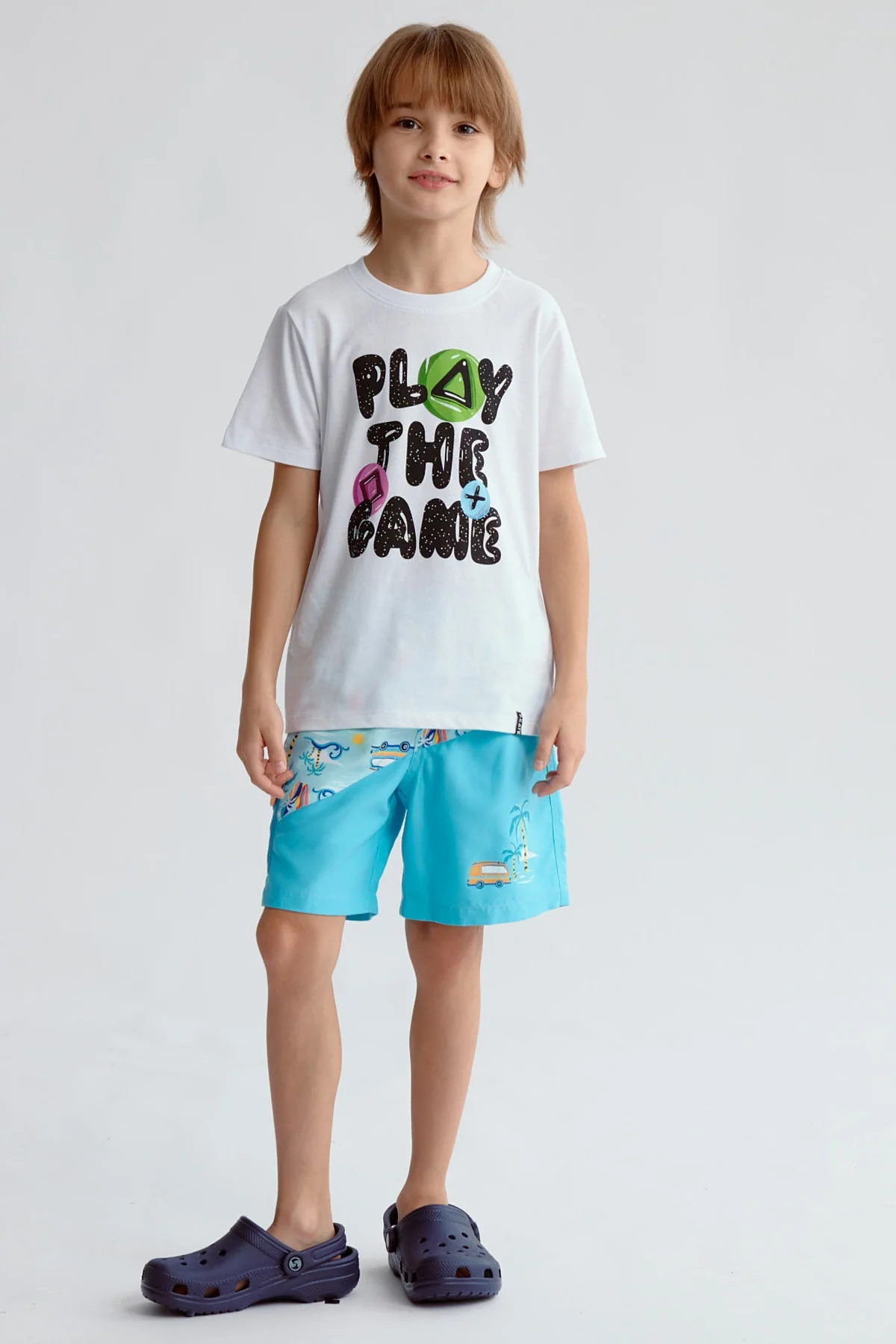 Short de Baño Niño Bolsillo Print Calipso - Image 4