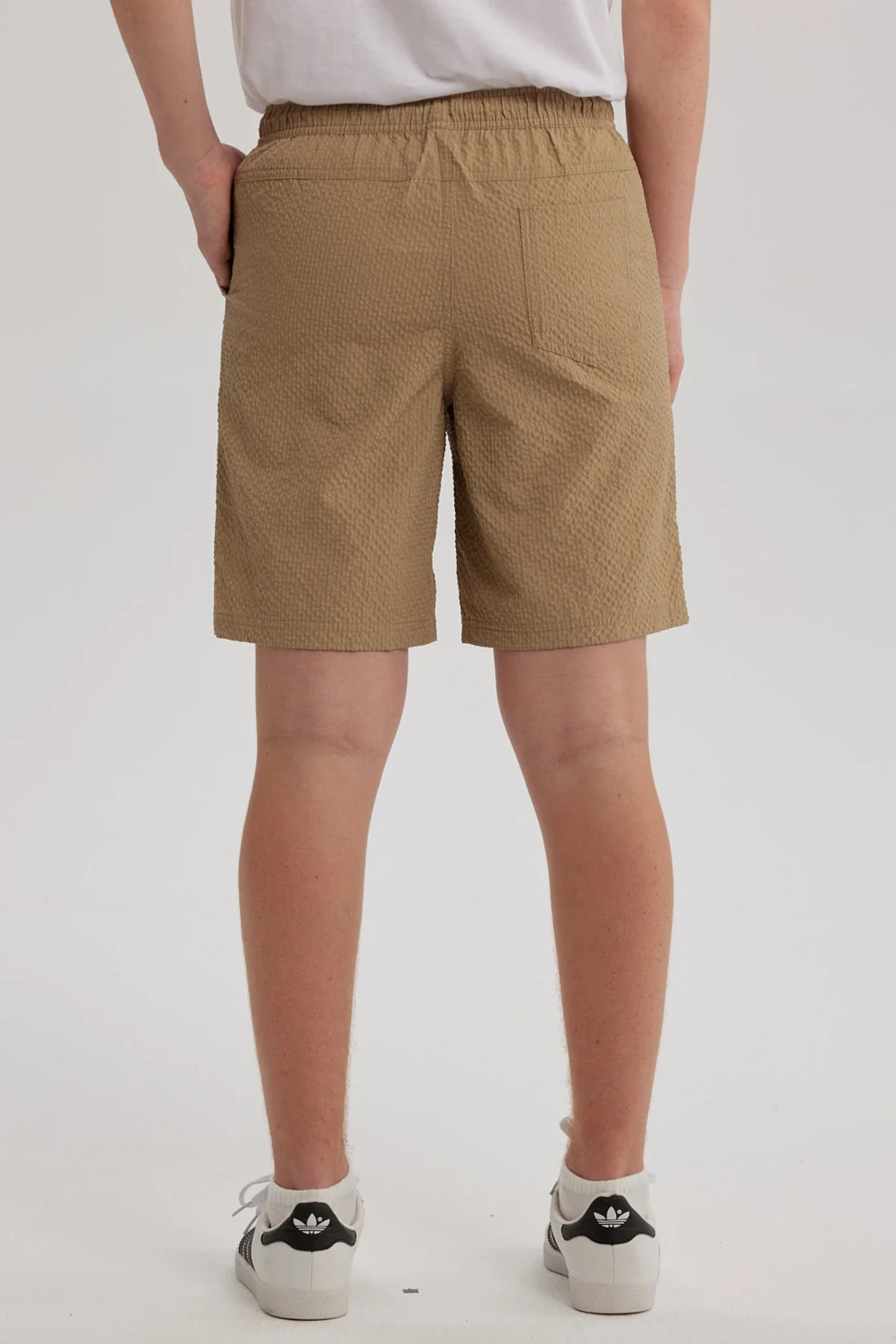 Short de Baño Niño Textura Kaki - Image 3