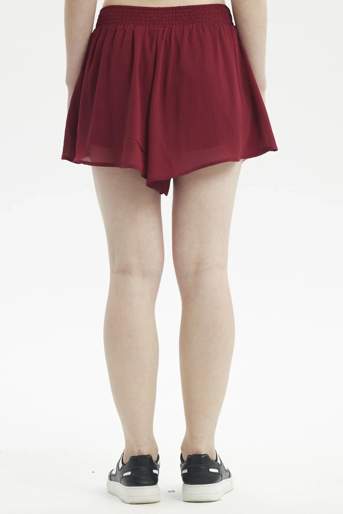 Short Mujer Cordón Delantero Rojo - Image 3