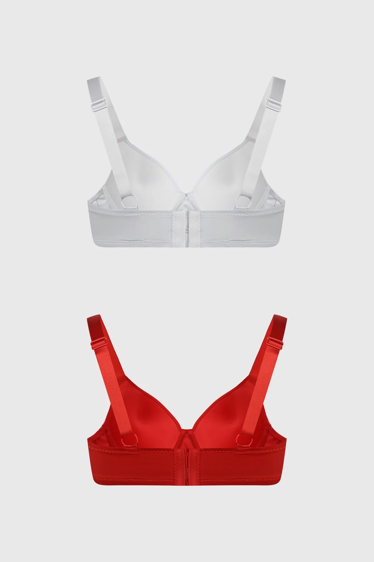 Sostén Mujer Bipack Básico Liso Rojo - Image 2