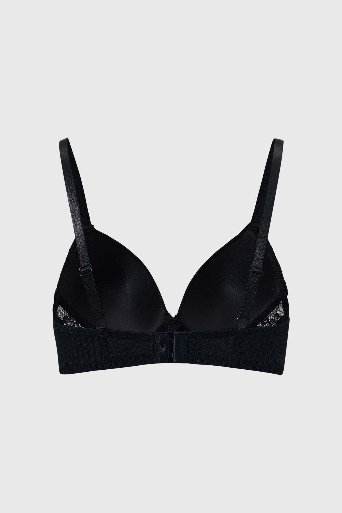 Sostén Mujer Copa Soft Algodón Negro - Image 2