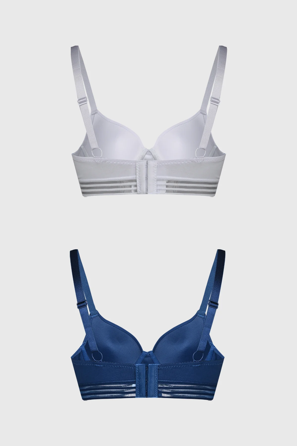 Sostén Mujer Copa Soft Detalle Elastico Azul Marino - Image 2
