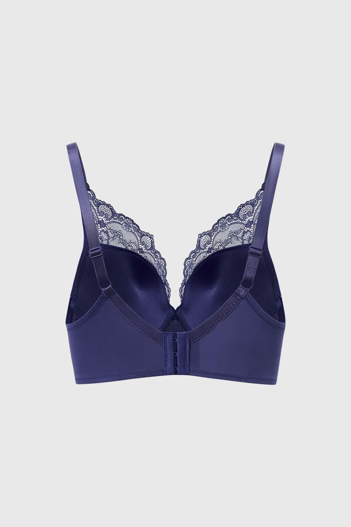 Sostén Mujer Copa Con Detalle Azul - Image 2