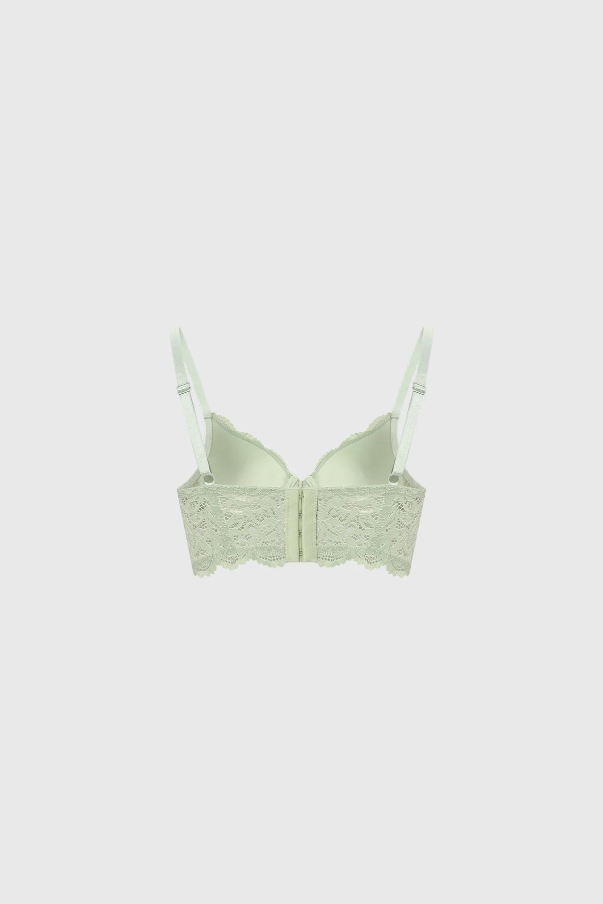Sostén Mujer Corset Detalle Cruce Medio Menta - Image 2