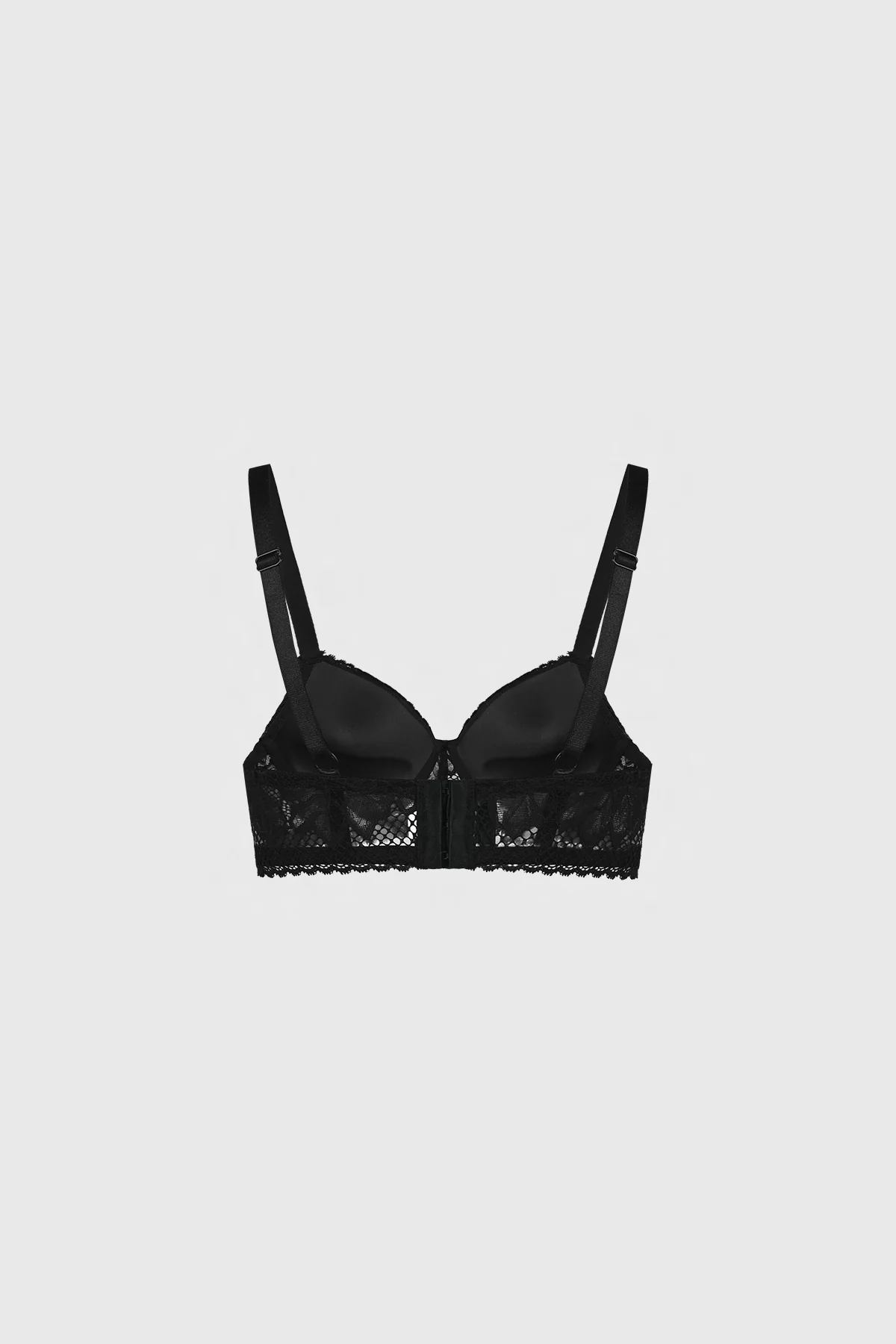 Sostén Mujer Push Up Detalle Encaje Negro - Image 2