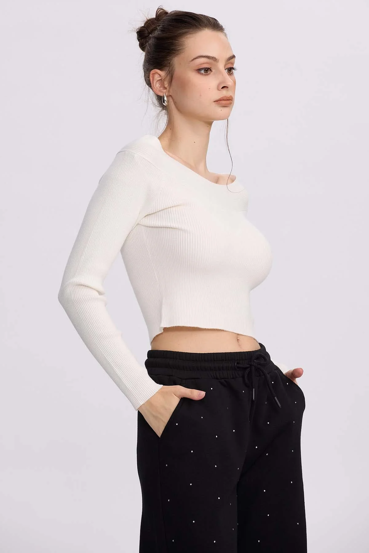 Sweater Mujer Bardot Crudo - Image 2