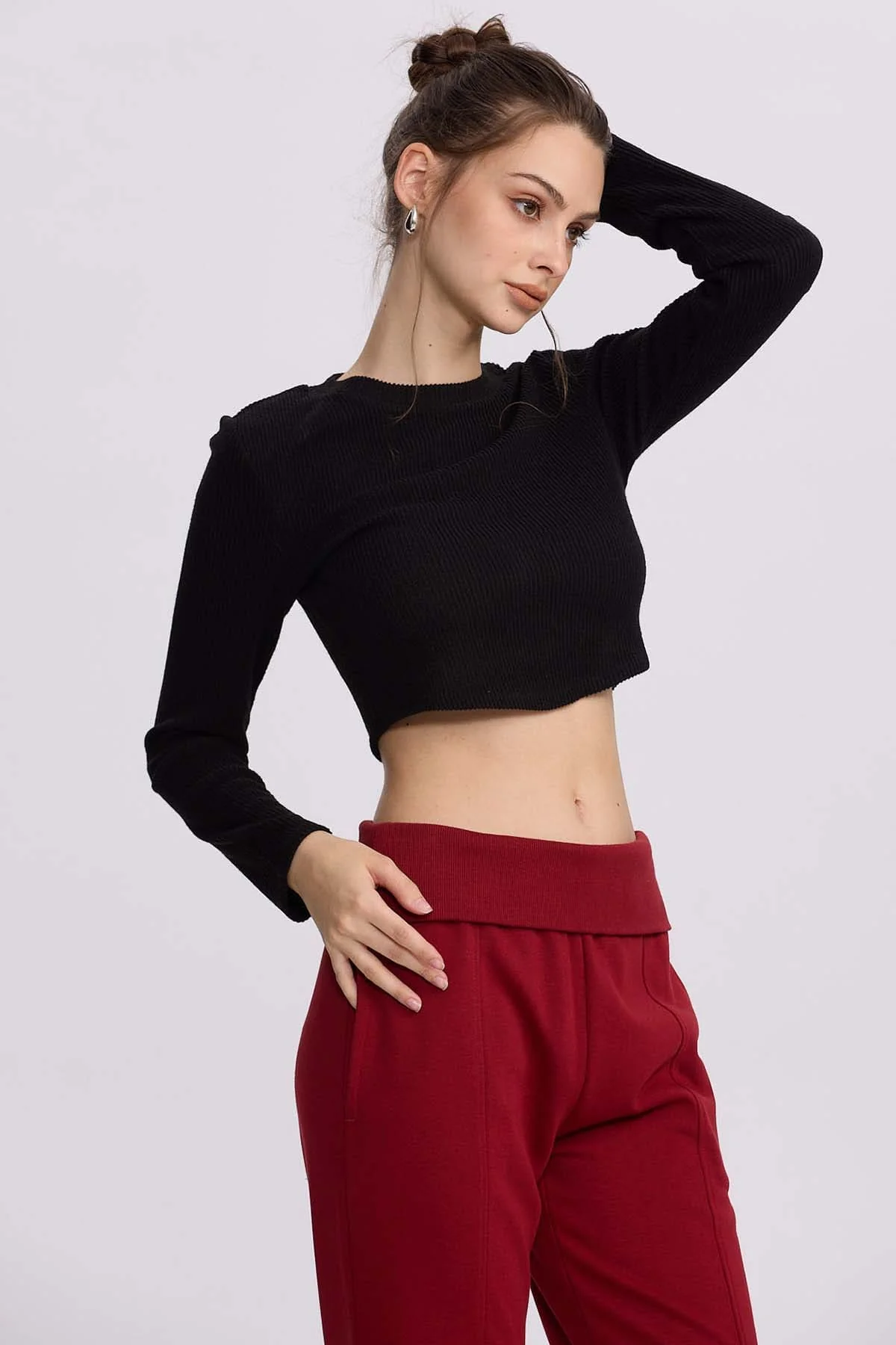 Sweater Mujer Basta Negro - Image 2