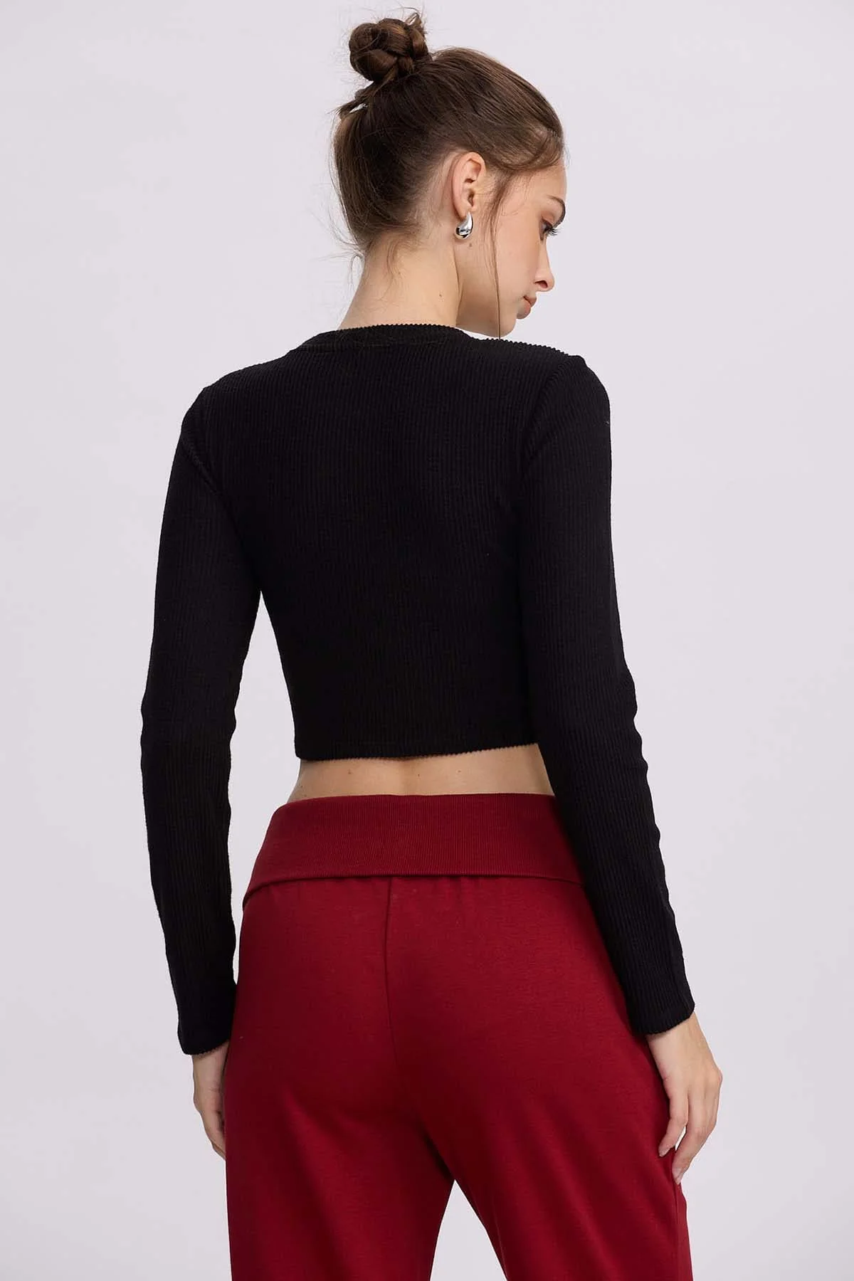 Sweater Mujer Basta Negro - Image 3