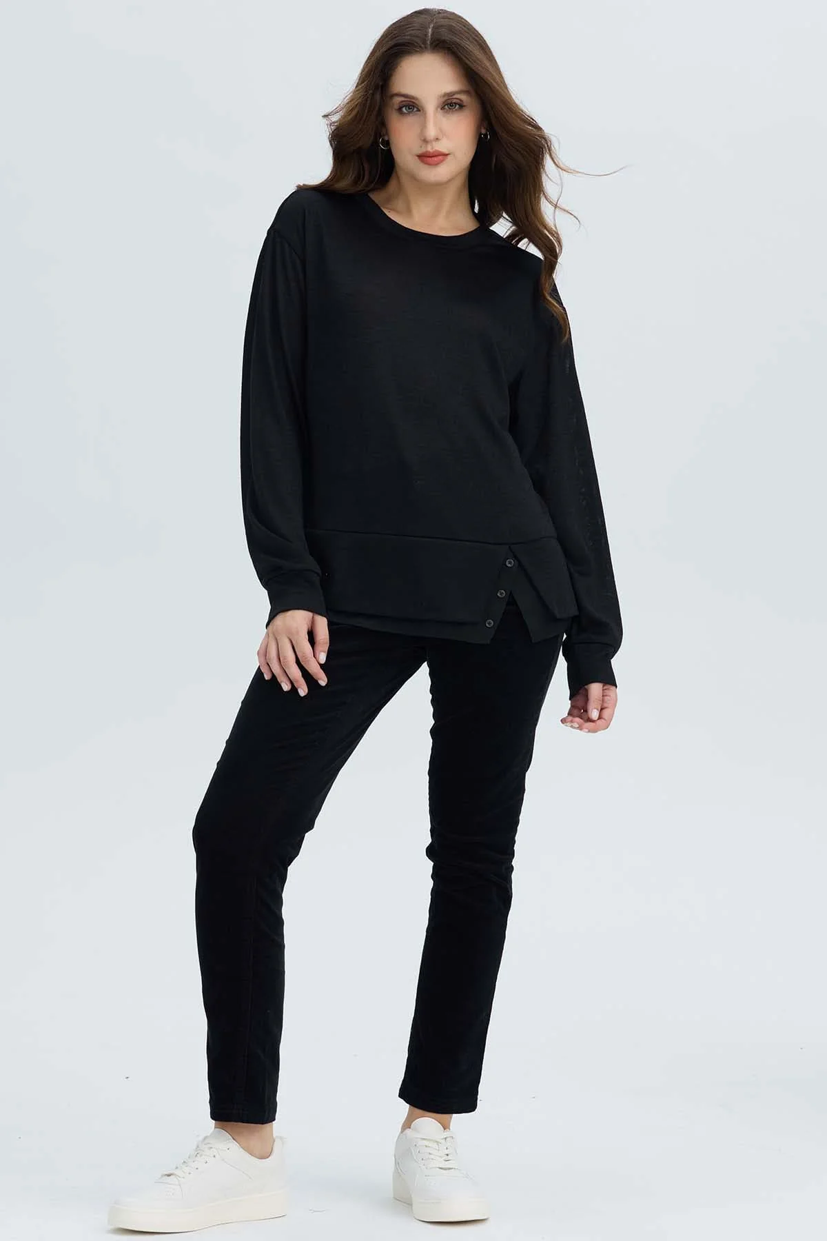 Sweater Mujer Basta Negro - Image 4